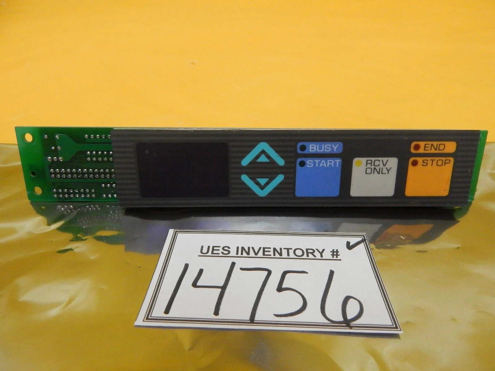 DNS Dainippon Screen AP-1186B Start Stop Keypad Board PCB SC-W60A-AV Used