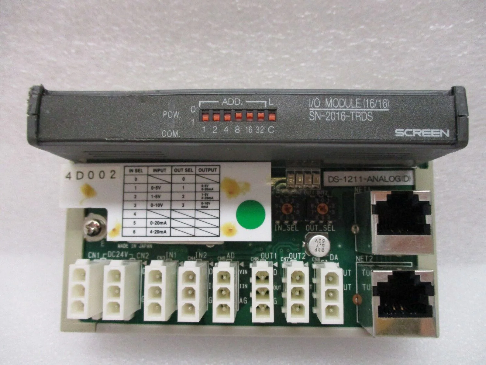 DNS Dainippon Screen DS-1211-ANALOG(D) I/O PCB Module SN-2016-TRDS Lot of 3 Used - Image 10