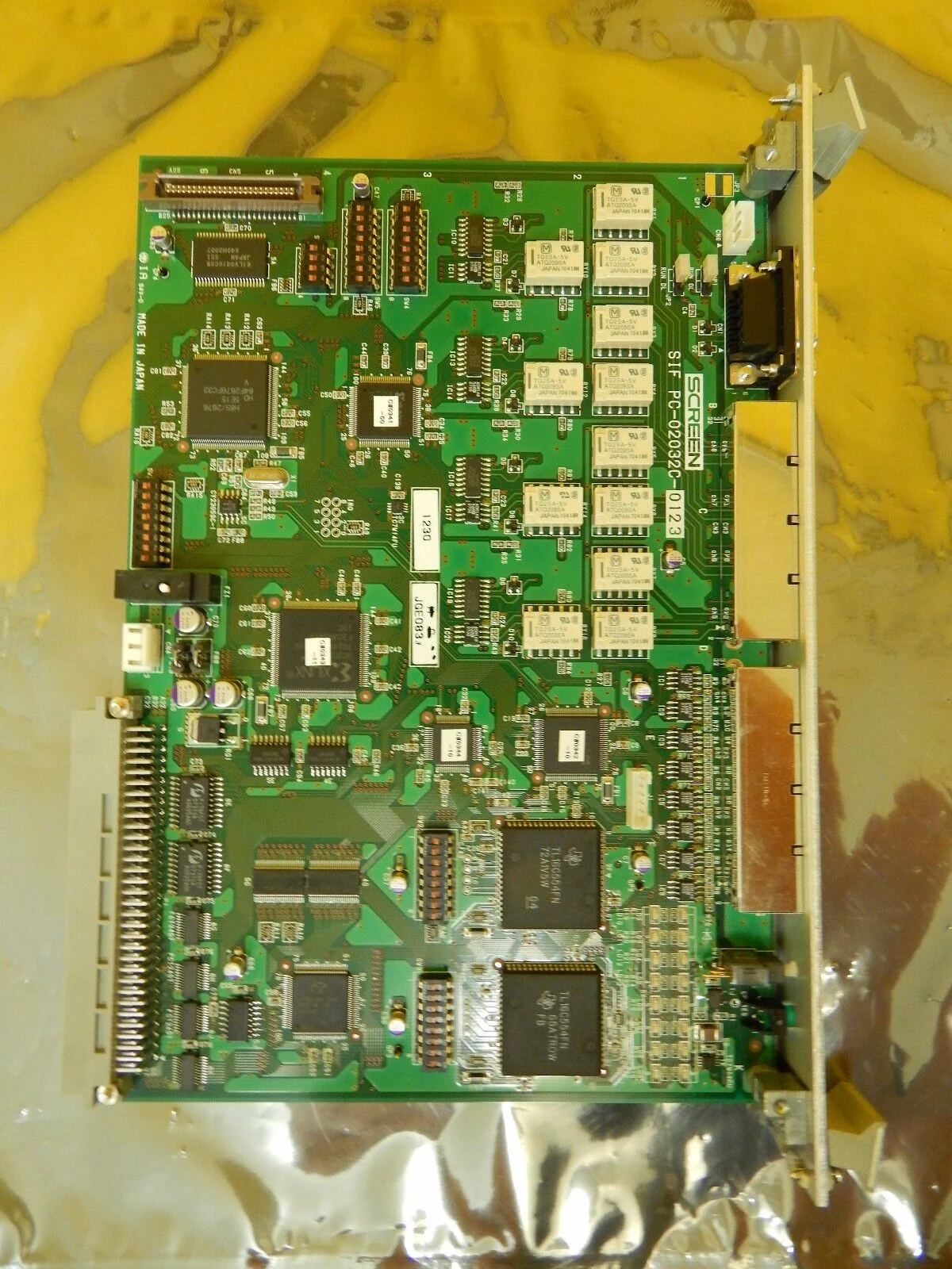 DNS Dainippon Screen PC-02032C-0123 SIF Interface VMEbus Card PCB SIF-A Used - Image 2