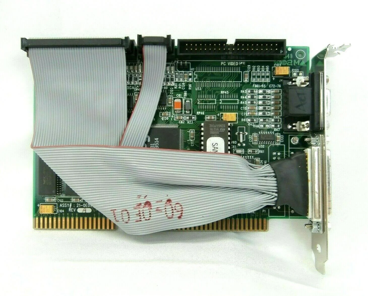 Dolch Computer Systems 21-0E01-0030 ISA Video PCB Card 22-0E01-0030 SVG 90S - Image 2