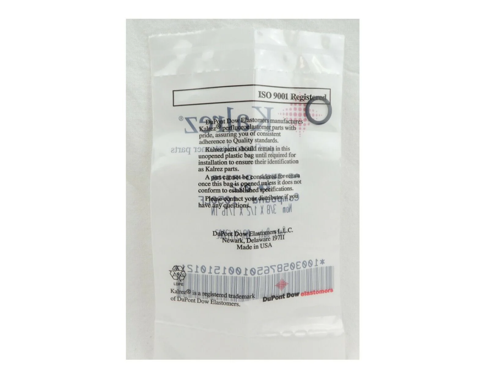 DuPont Dow Elastomers AS-568A O-Ring K# 012 Compound 1050LF Lot of 38 New - Image 4