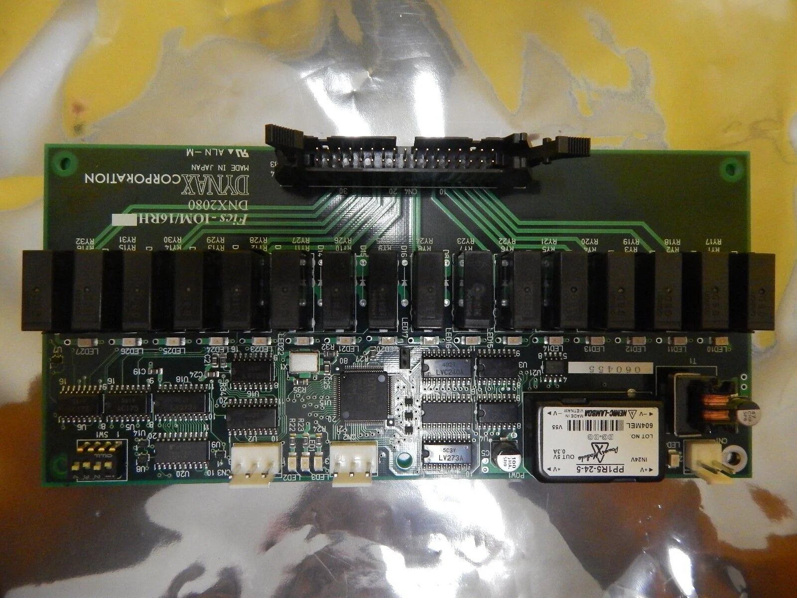 Dynax DNX2080 Terminal Relay Board PCB Fics-IOM/16RH TEL T-3044SS Used Working - Image 4