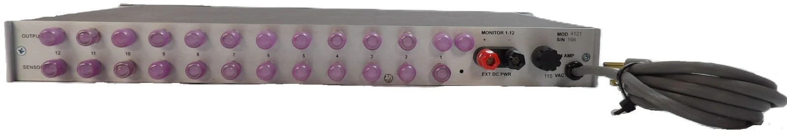 Dytran Instruments Model 4121 Accelerometer 12 Channel Power Unit Working