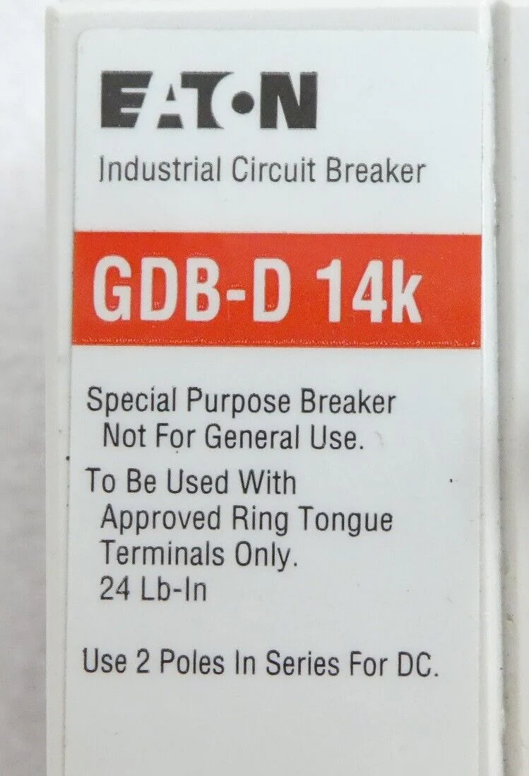 Eaton GDB3080D Industrial Circuit Breaker GDB-D 14k Reseller Lot of 2 New Spare - Image 8