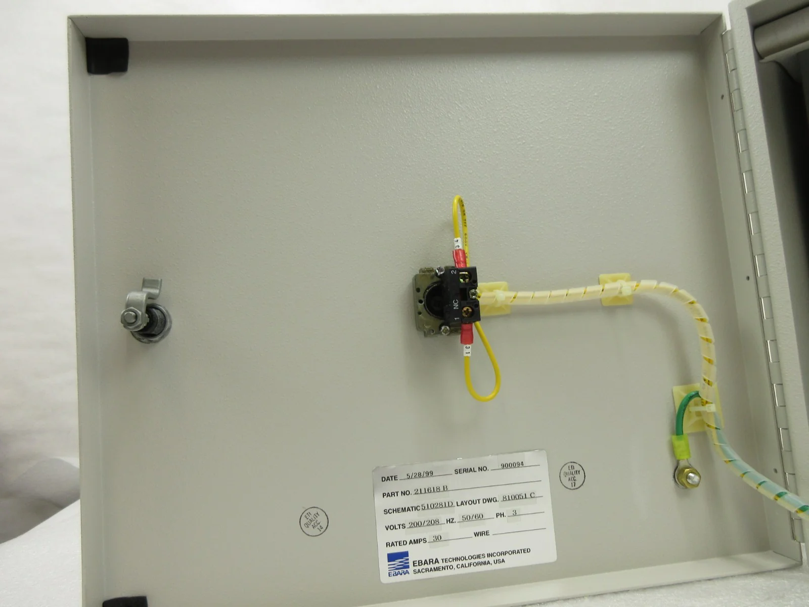 Ebara Technologies 211618 B Vacuum Pump EMO Emergency Off Control Box 1 New - Image 6