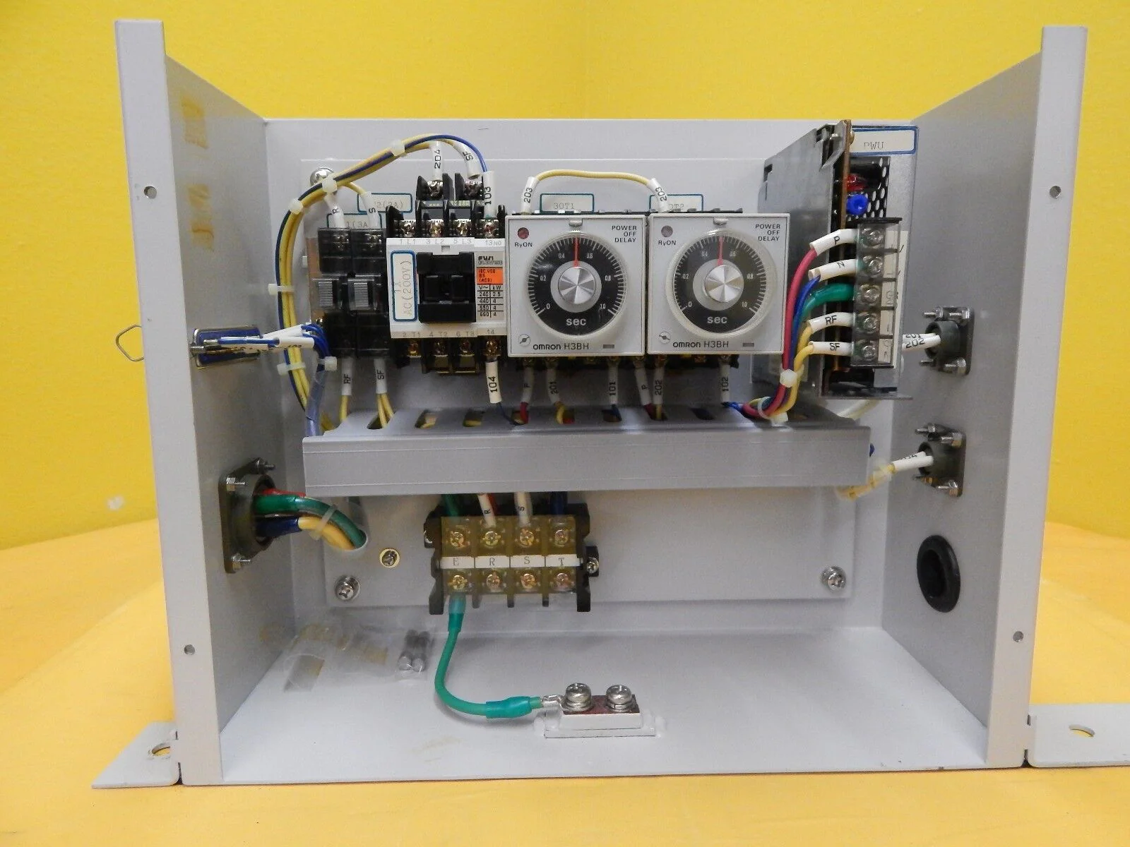 Ebara Vacuum Control Panel Interface Module Omron H3BH AMAT P5000 Used Working - Image 6