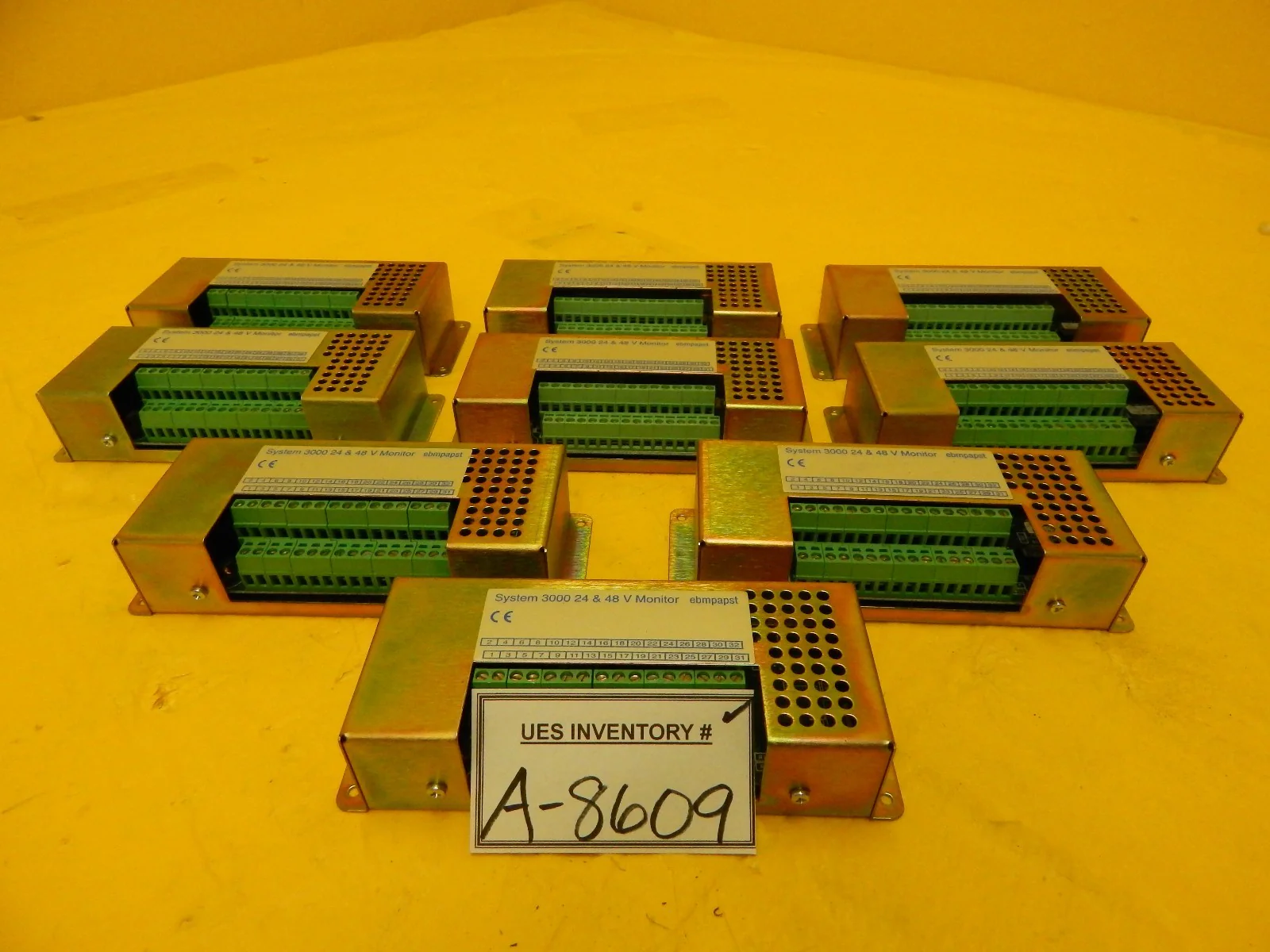 EBM Papst 505-3004 System 3000 24 & 48V Fan Monitor PCB Reseller Lot of 9 Used