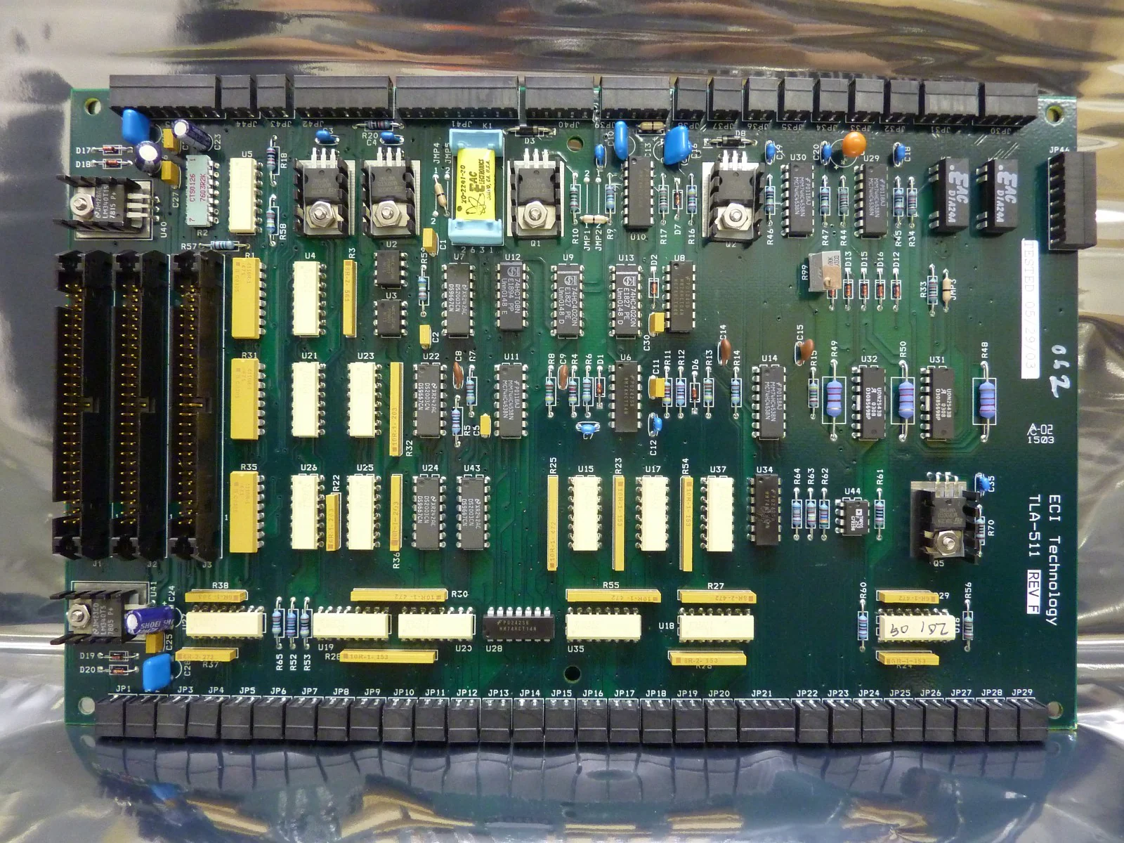 ECI Technology TLA-511 Interface Processor Board PCB Card QLC-5001 Used Working - Image 2