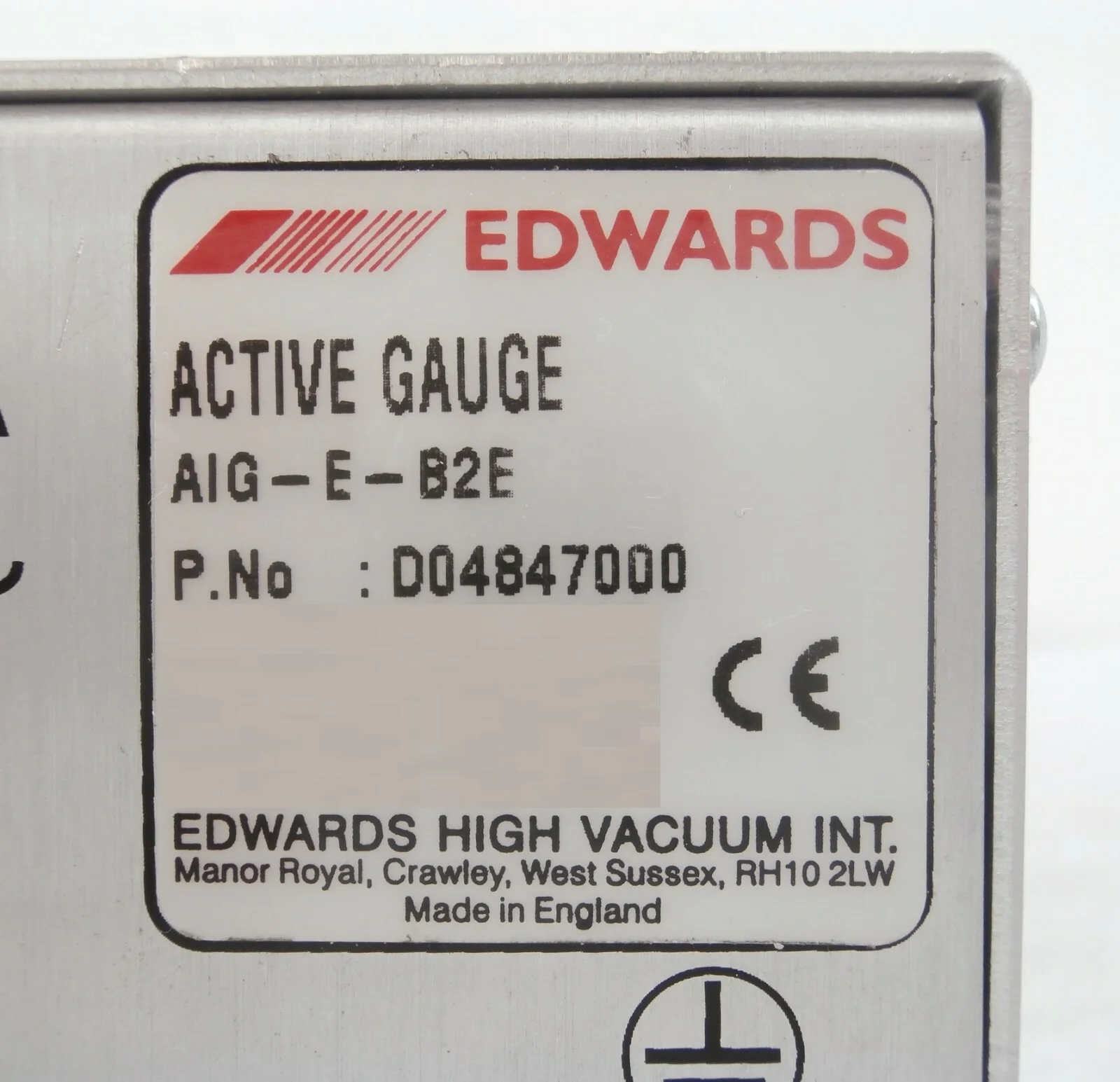 Edwards D04847000 Active Ion Gauge Controller AIG-E-B2E Working Surplus - Image 10