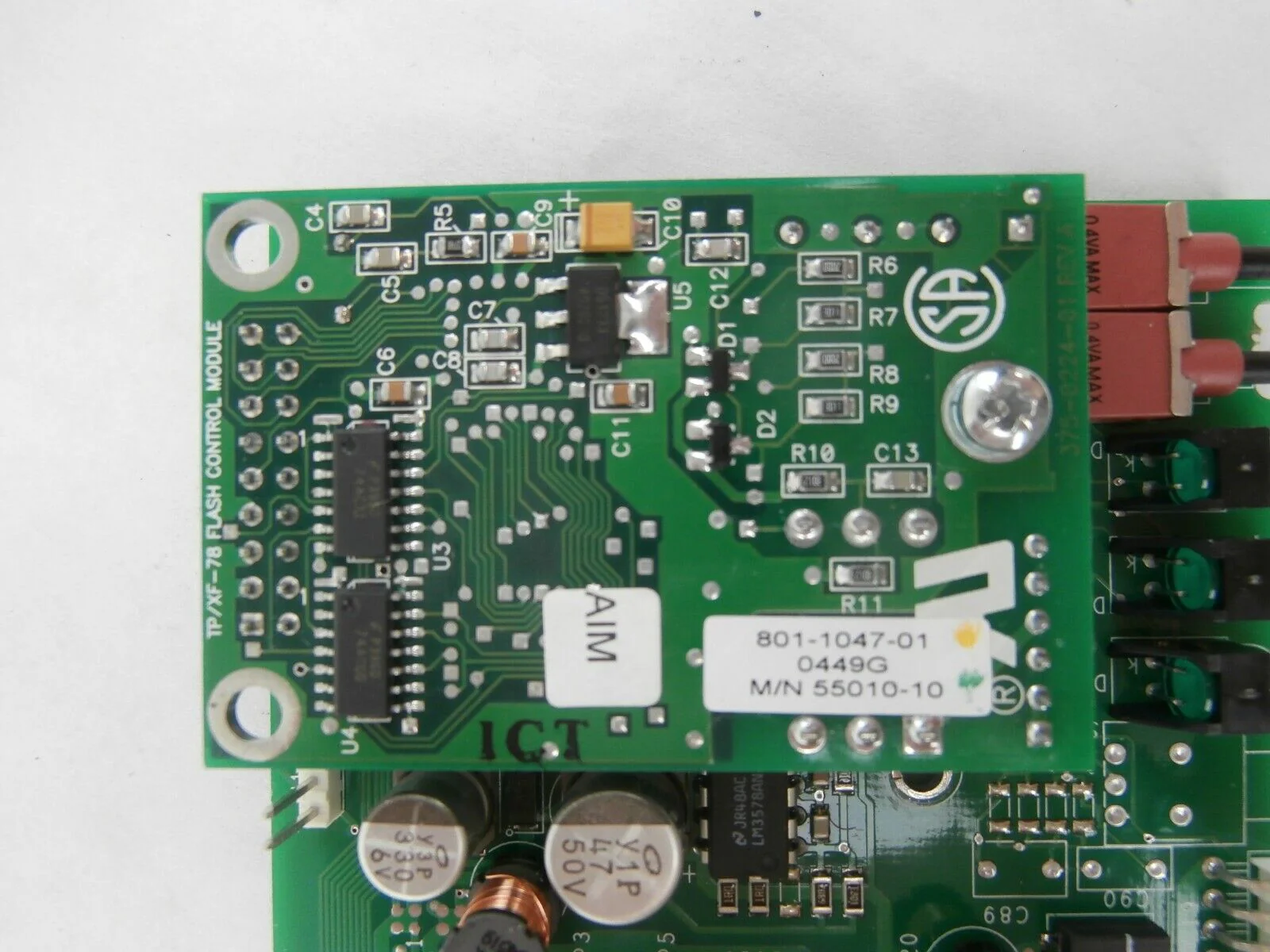 Edwards D37212202 Flash Control Module PCB im Interface 801-1047-01 Working - Image 8