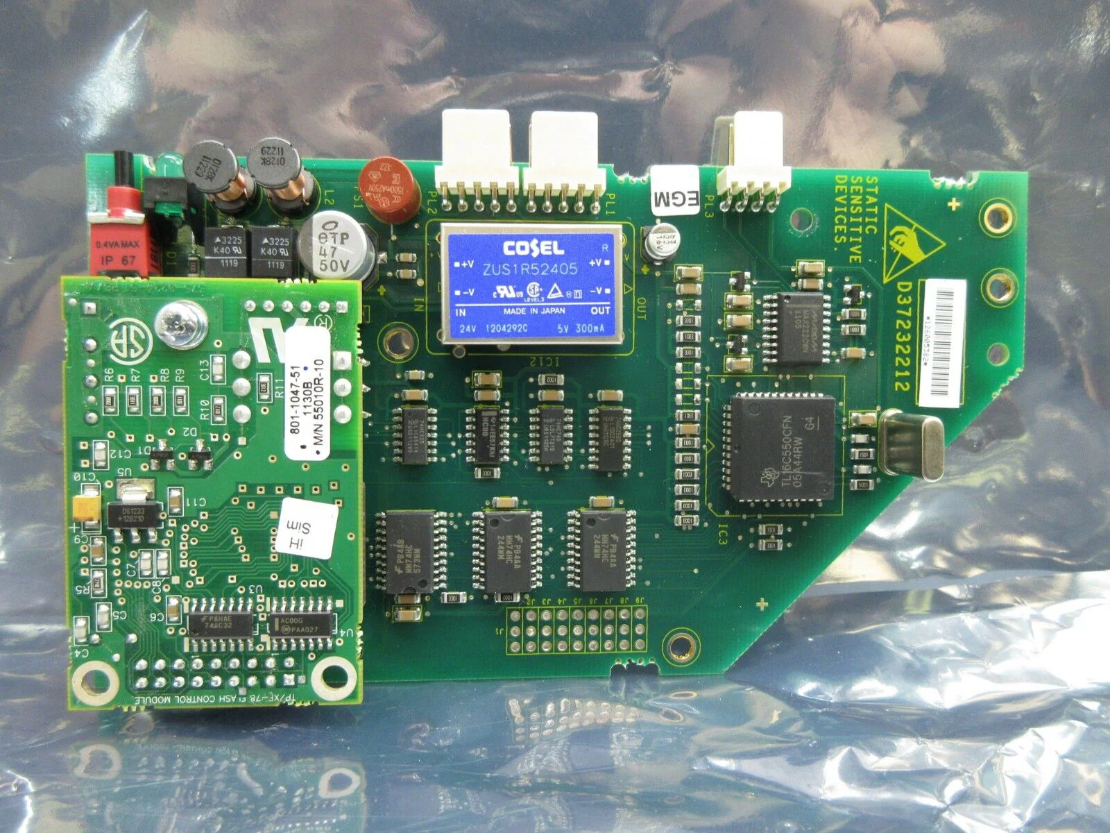Edwards D37310100 EGM TPU NIM Board PCB D37232212 Used Working - Image 4