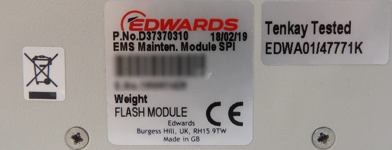 Edwards D37370310 EMS Maintenance Module Lot of 2 New - Image 13
