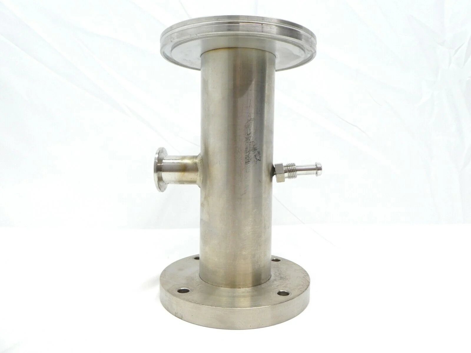 Edwards High Vacuum Adapter Tee ISO63 ISO-F to ISO100 ISO-K NW25 4VCR Used - Image 3
