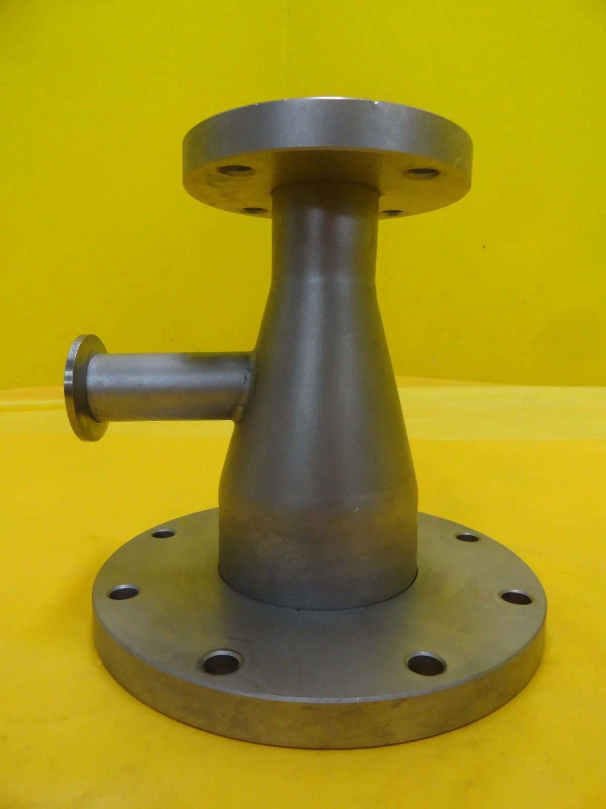 Edwards High Vacuum Conical Reducer Tee ISO40 ISO-F to ISO100 ISO-F NW25 Used - Image 7