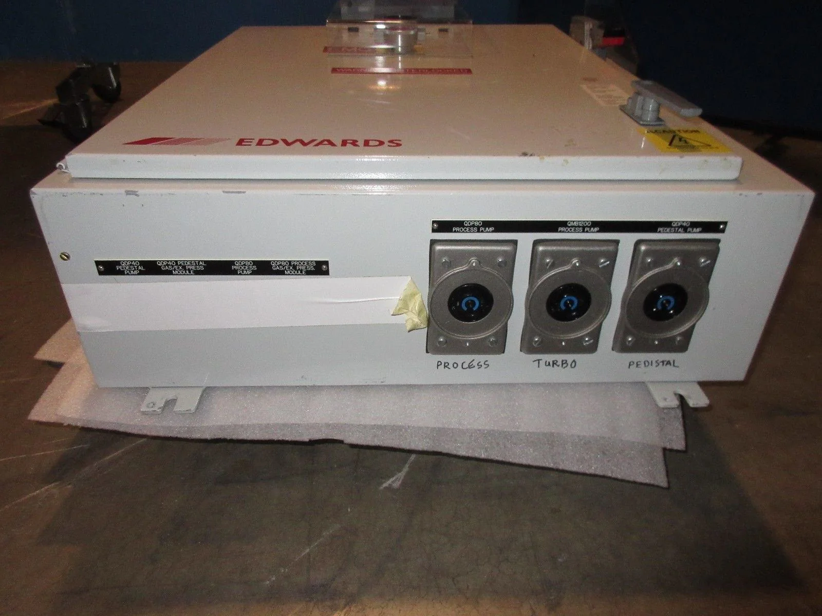 Edwards QDP80/QMB1200 Control Box Novellus Concept II Altus Used Working - Image 6