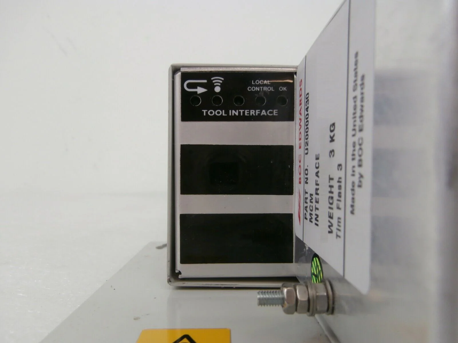Edwards U20000430 Vacuum Pump MCM Interface Module Tim Flash 3 Working Spare - Image 9