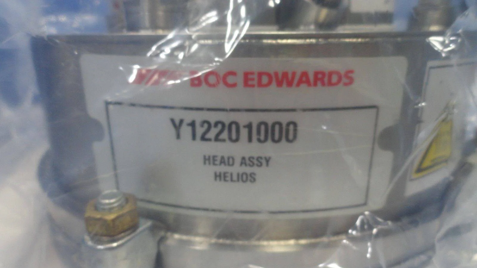 Edwards Y12201000 Helios Combustion Chamber Head 500052685 Used Working - Image 3