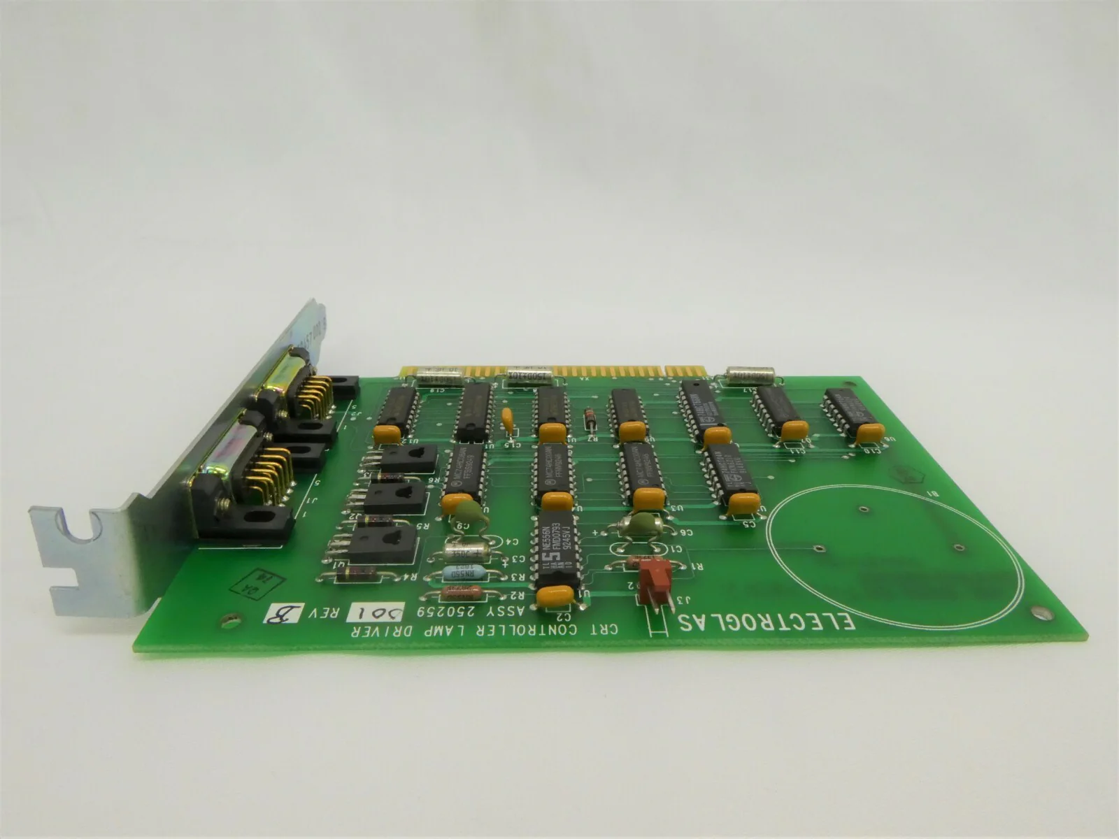 Electroglas 250259-001 CRT Controller Lamp Driver PCB Card 4085x Horizon Working - Image 6