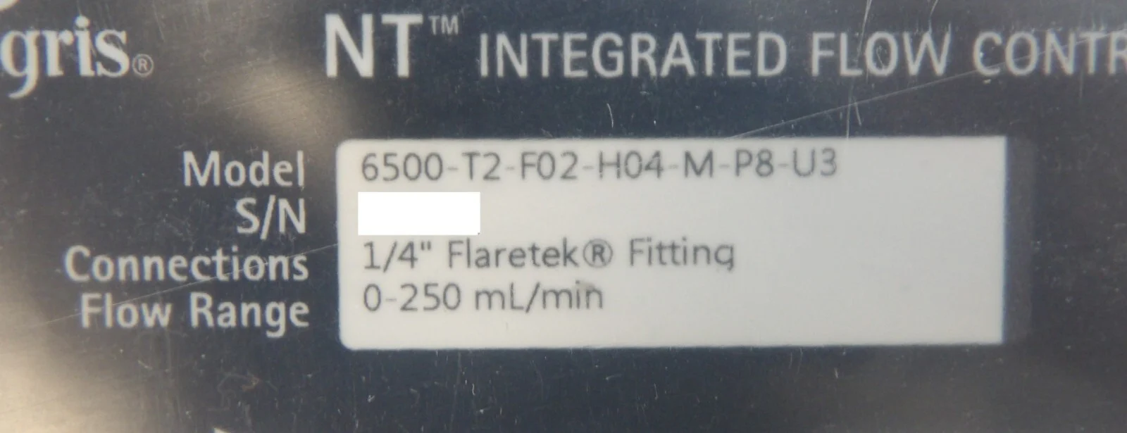 Entegris 6500-T2-F02-H04-M-P8-U3 NT Integrated Flow Controller New Surplus - Image 7