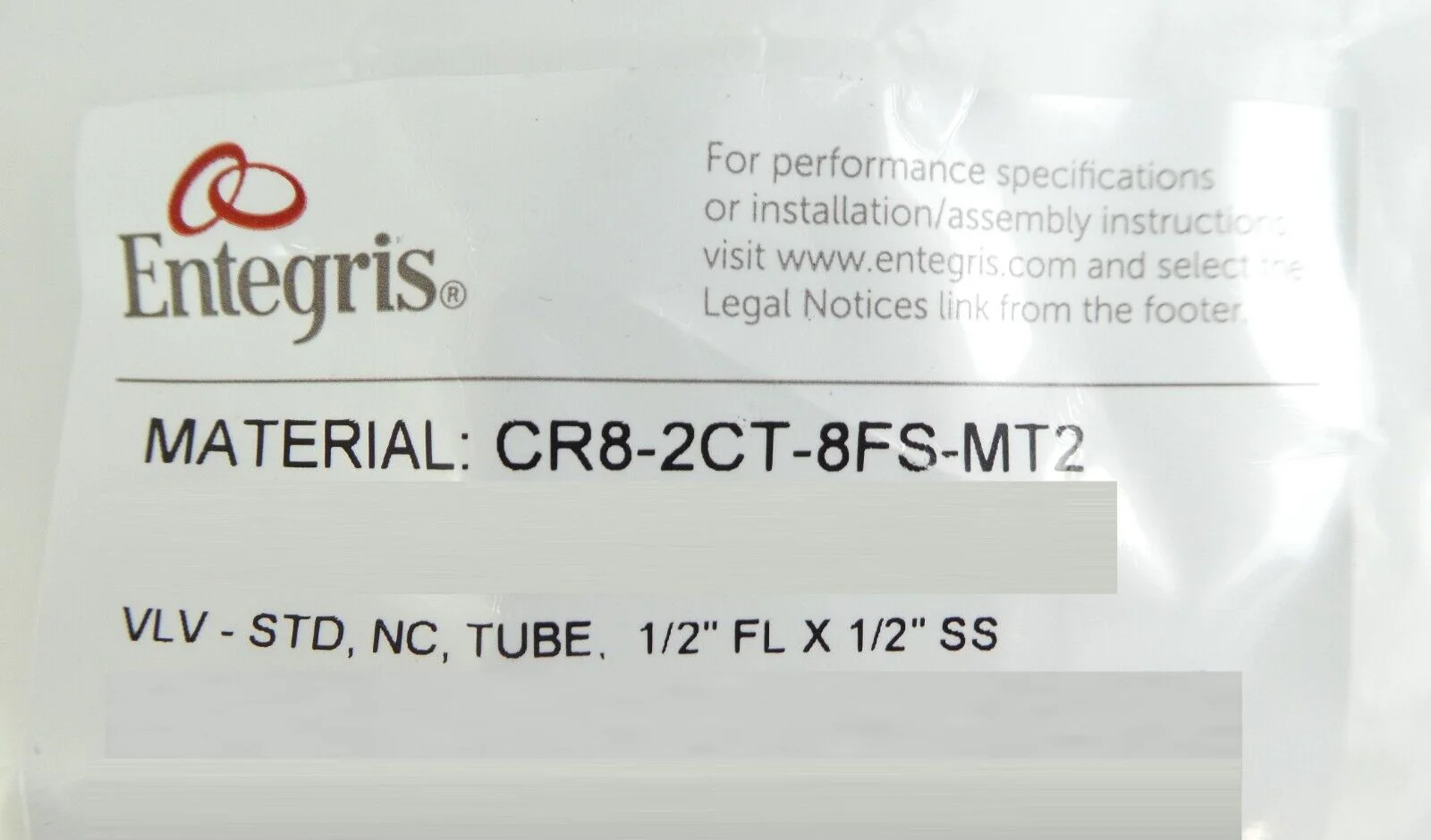 Entegris CR8-2CT-8FS-MT2 2-Way 1/2" Pneumatic Valve CR8 Series Lot of 10 New - Image 8