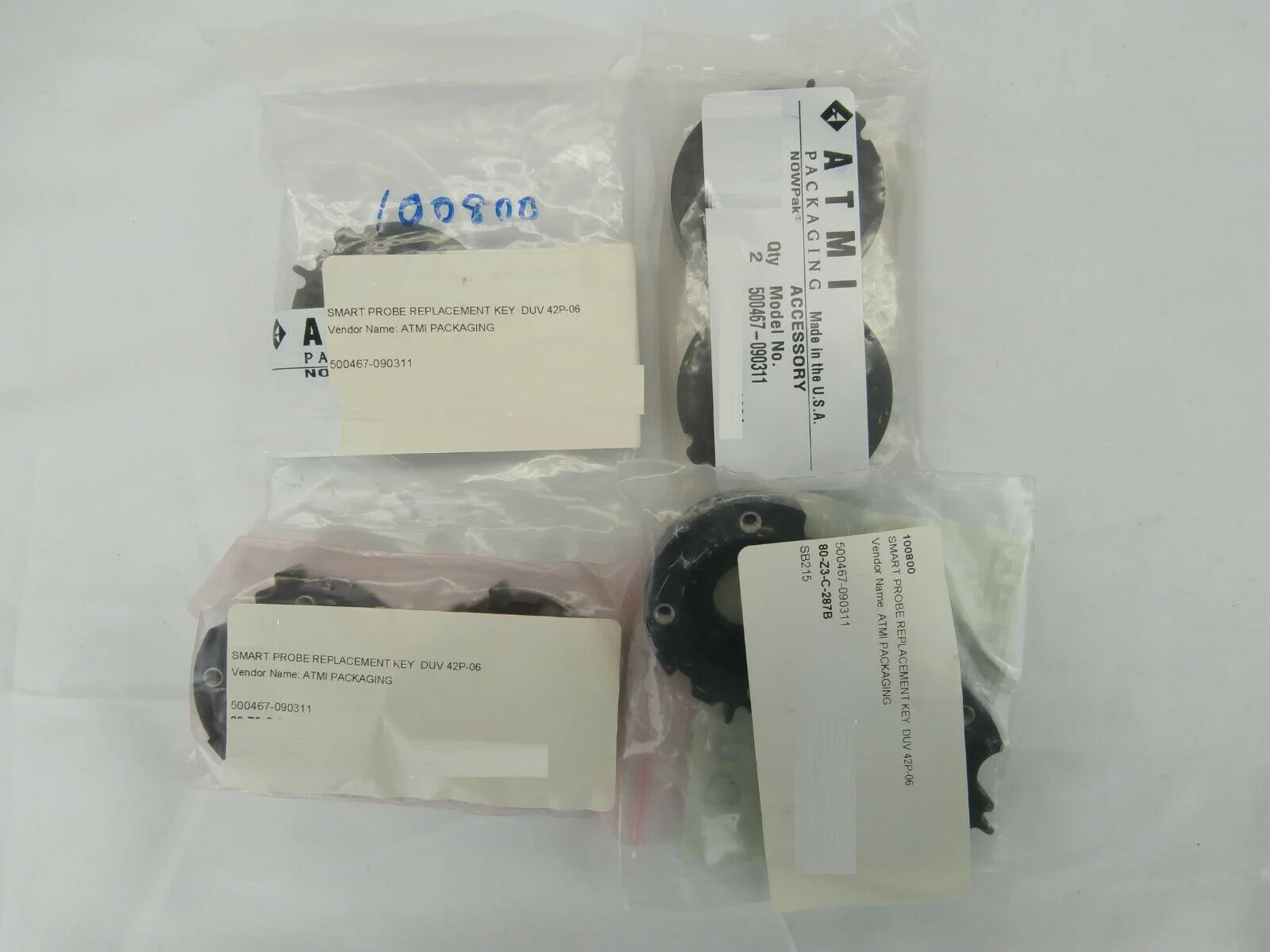 Entegris NOWPak SmartProbe Keyed Retainer Various Fluids Reseller Lot of 41 New - Image 8