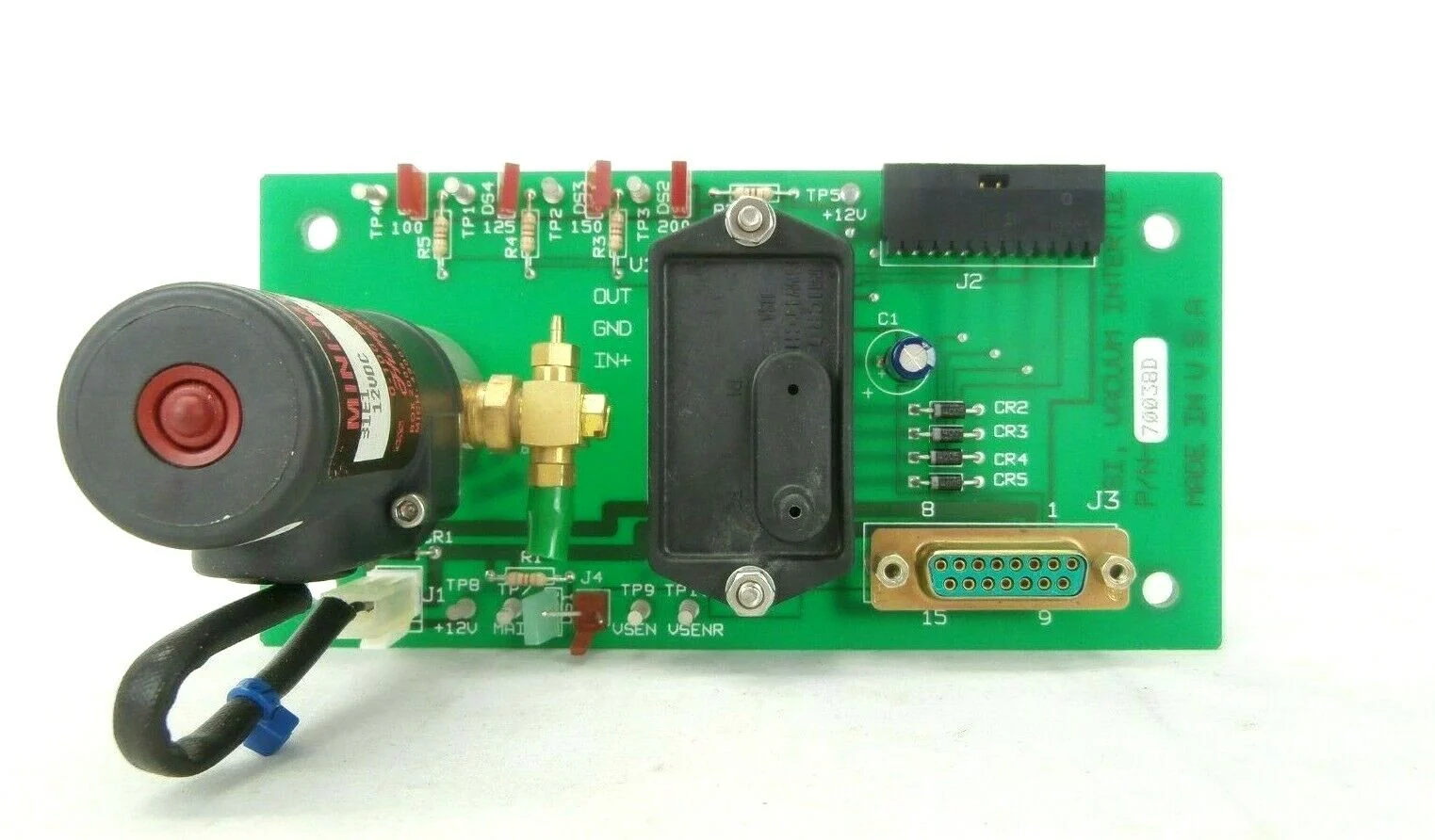 ESI Electro Scientific Industries 70038 Vacuum Intertie Board PCB 9250 Working - Image 2