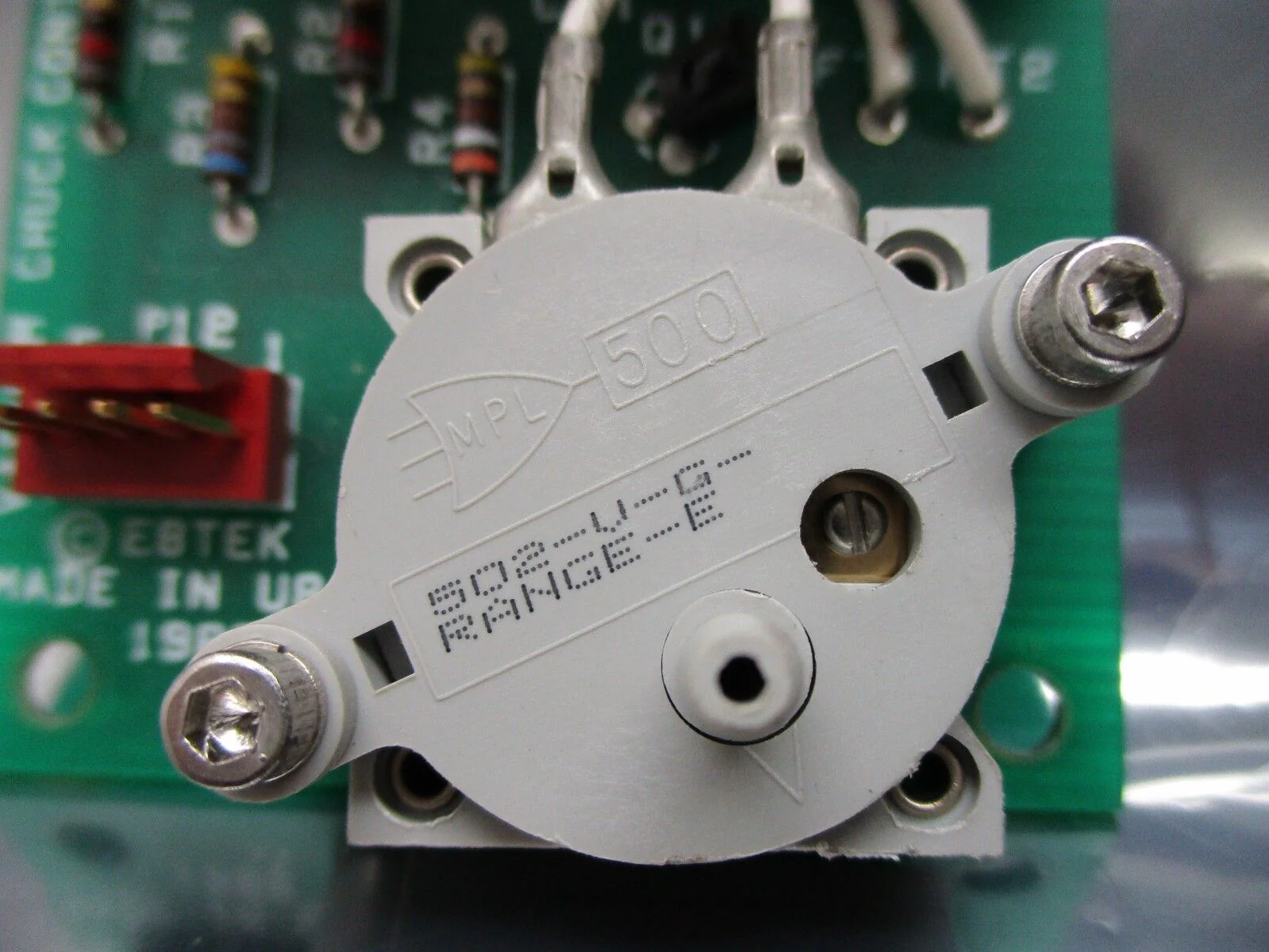 Estek 398-18886-1 Pneumatic Vacuum Chuck Control Board PCB 398-18886-1 Used - Image 8