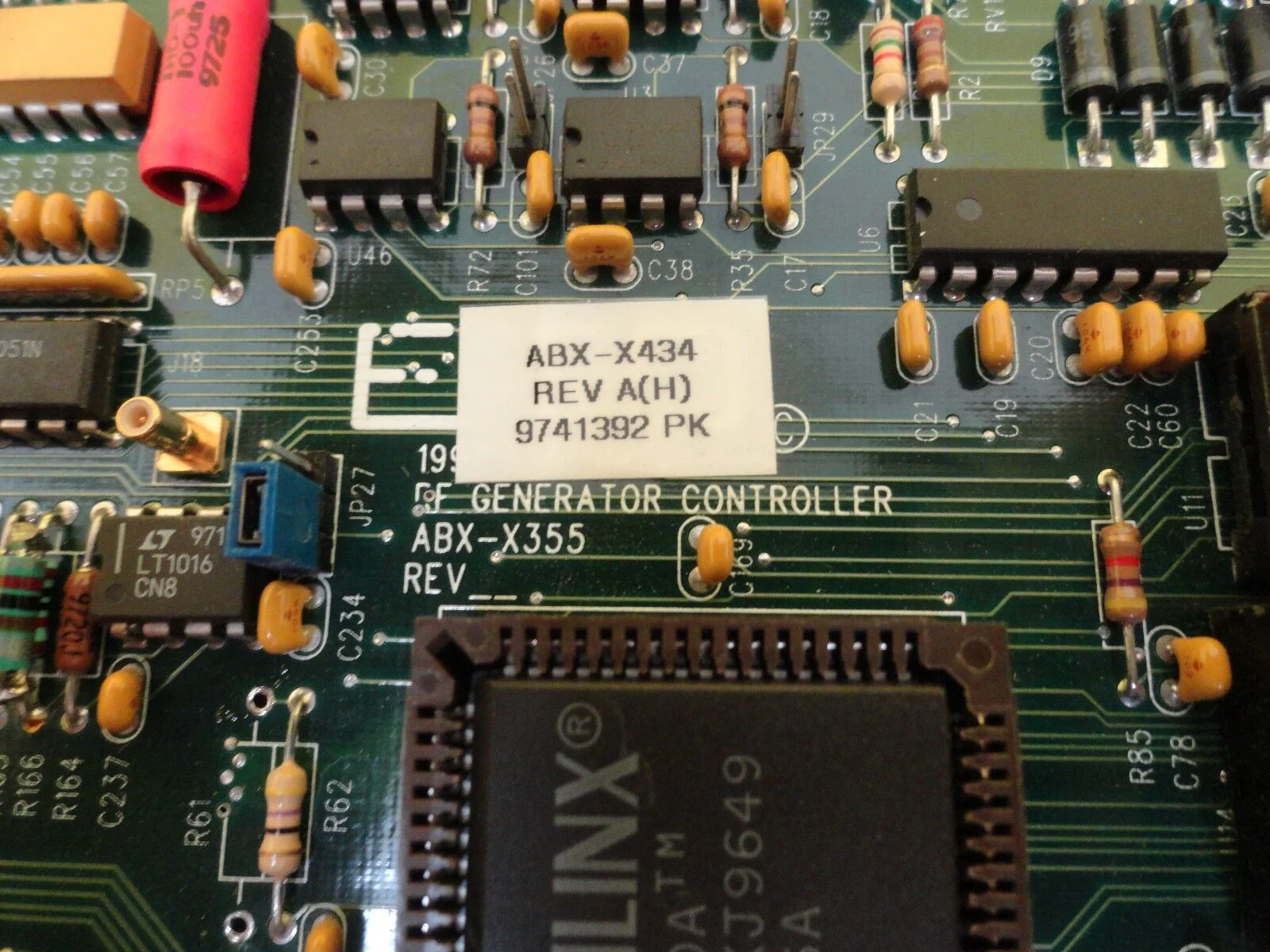 ETO ABX-A434 RF Generator Controller ABX-X355 PCB Board AMAT 0190-36677 Used - Image 2