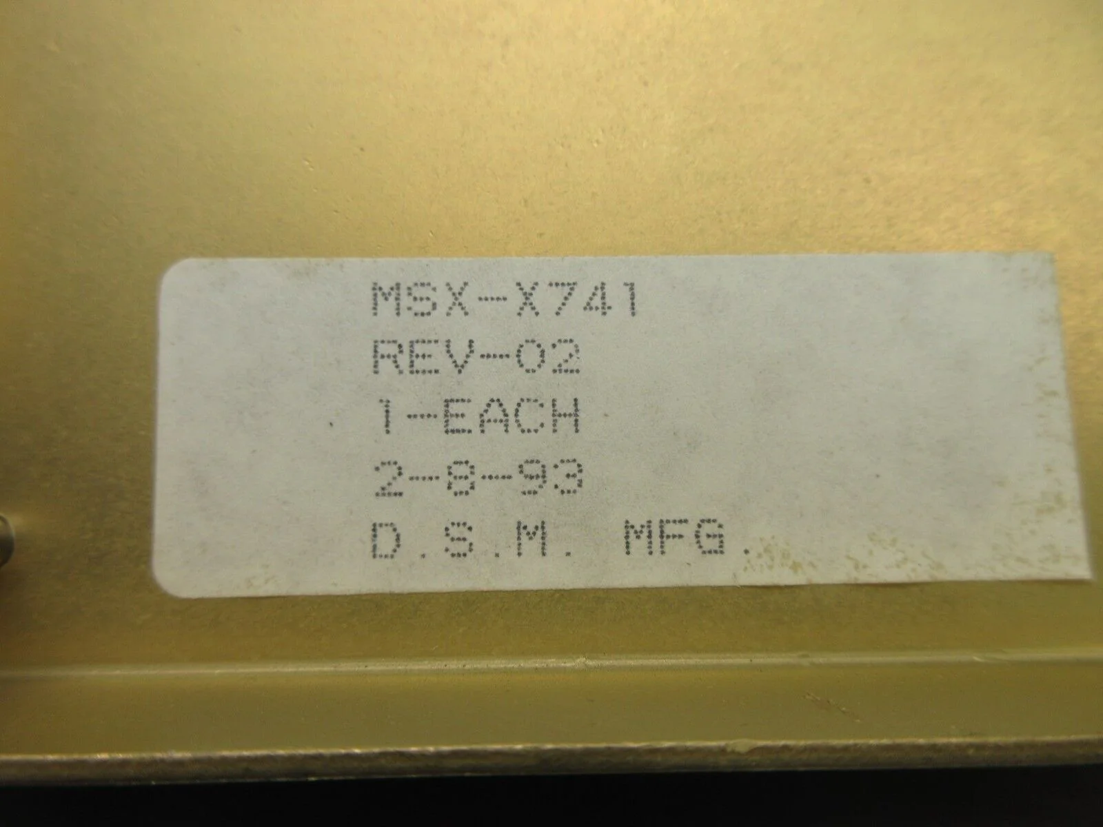 ETO Ehrhorn Technological Operations ABX-X247 Display PCB MSX-X741 Used Working - Image 2