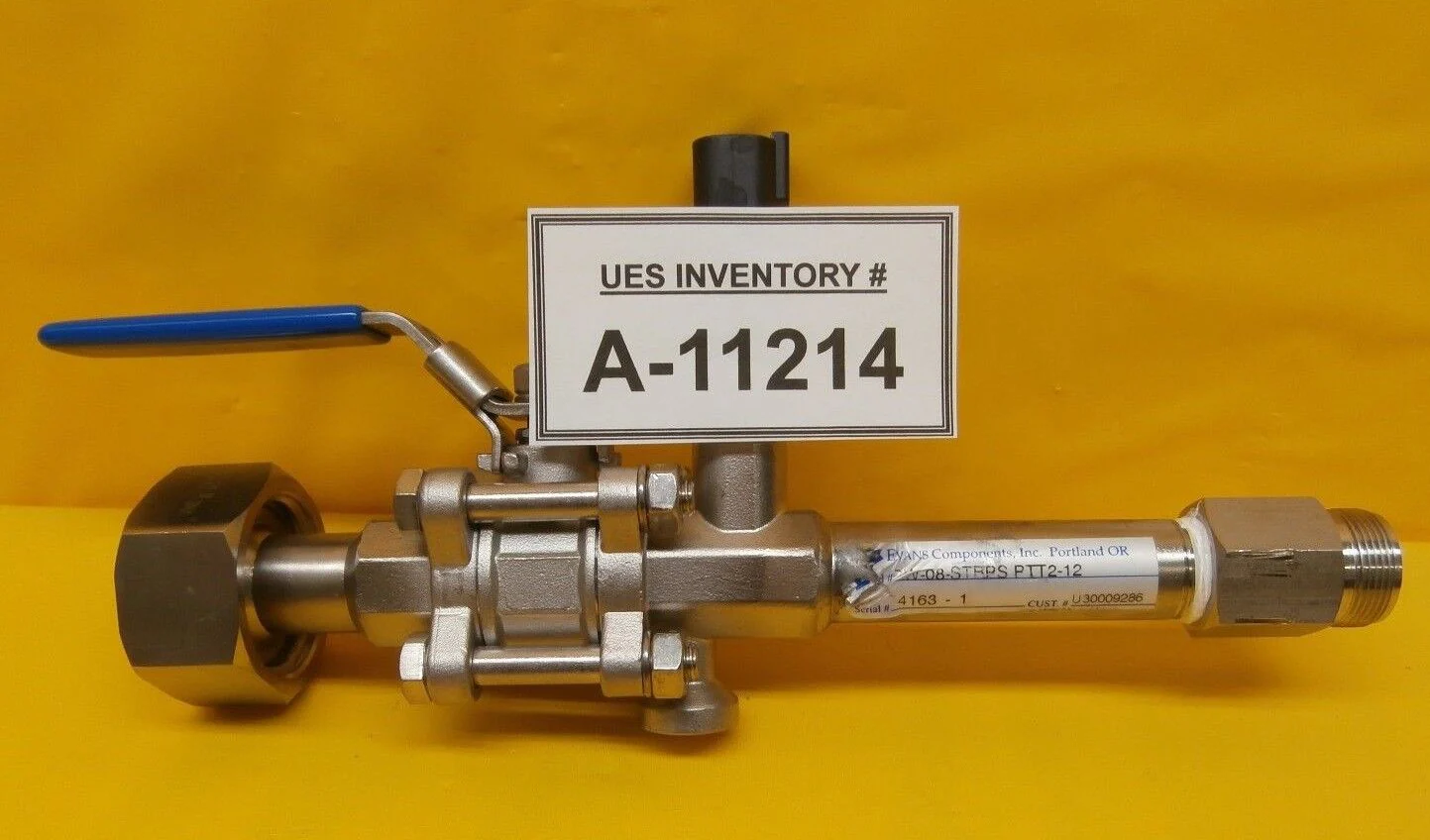 Evans Components PW-08-STRPS-PTT2-12 Manual Shutoff Manifold 3103G150PG028 Used