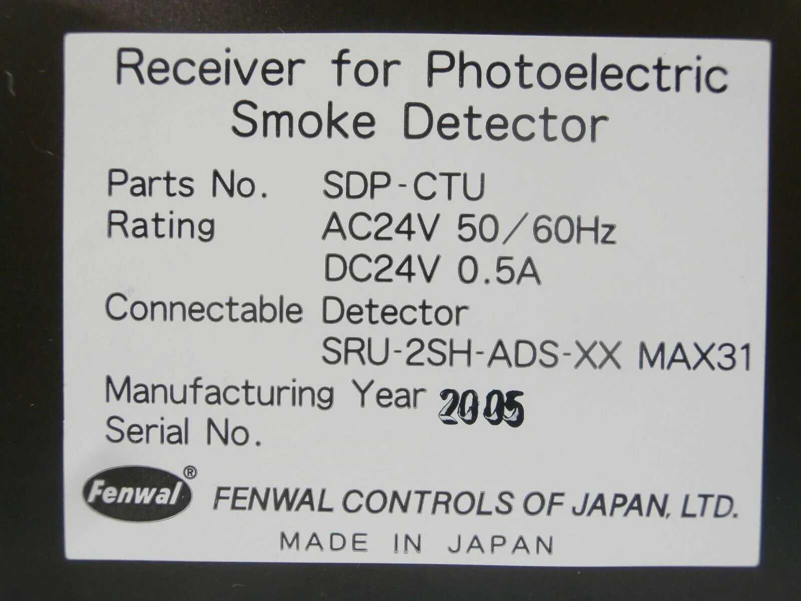 Fenwal SDP-CTU Photoelectronic Smoke Detector Receiver Lot of 2 Advantest Spare - Image 9