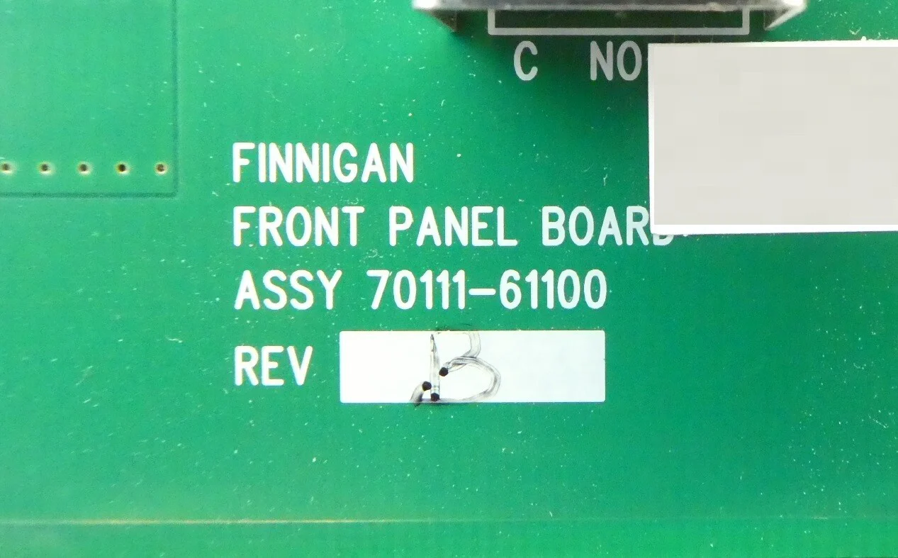 Finnigan 70111-21100 Front Panel Board PCB TSQ Spectrometer Working Surplus - Image 8