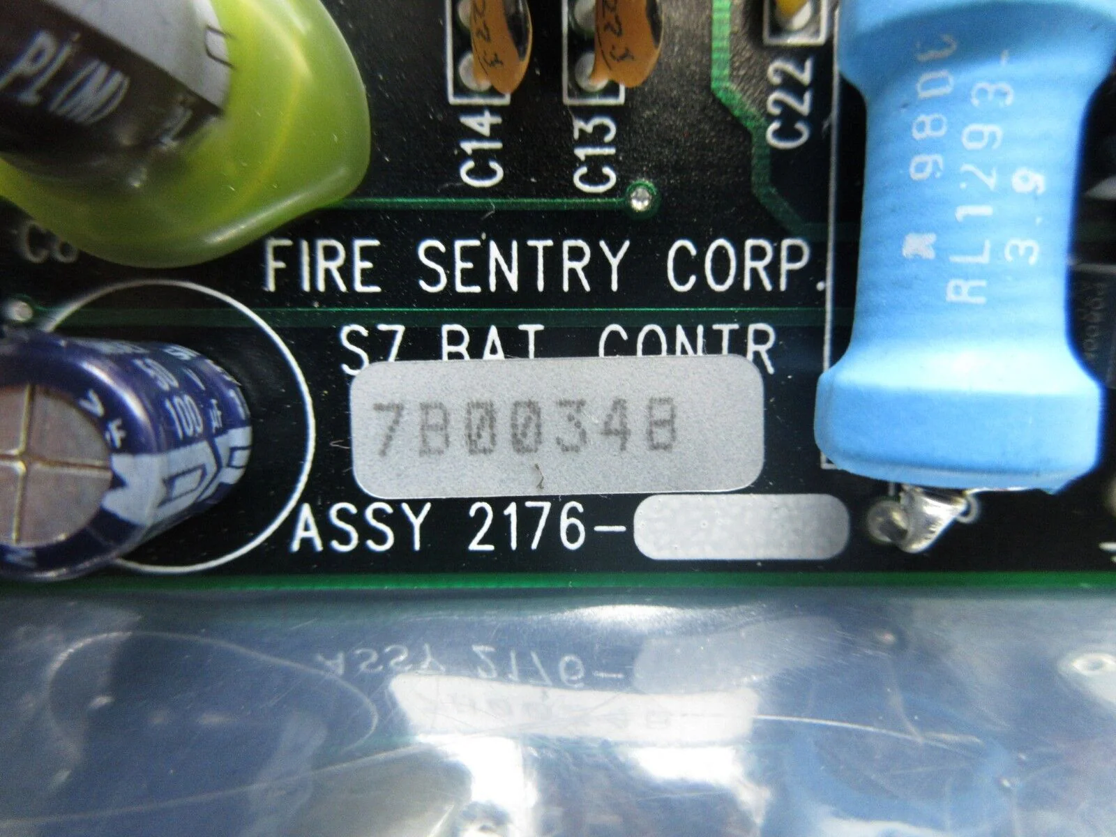 Fire Sentry 2176-0000 S7 Battery Controller Board PCB Used Working - Image 2