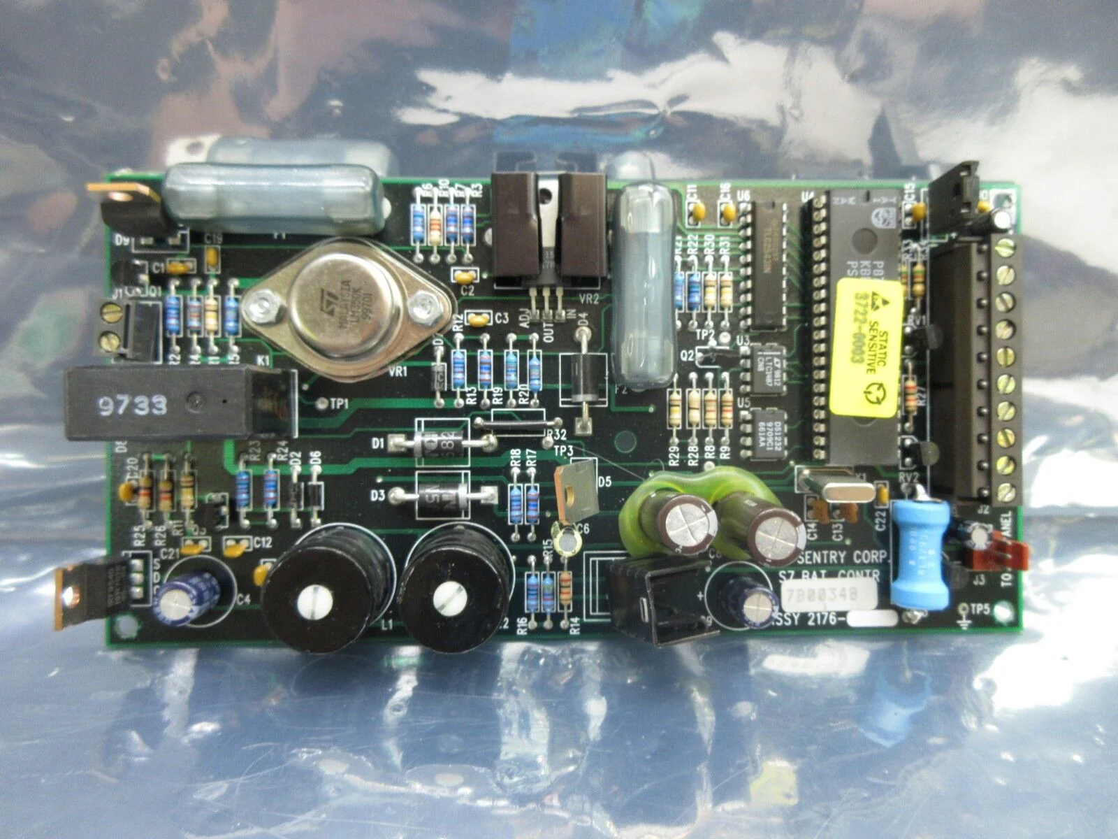 Fire Sentry 2176-0000 S7 Battery Controller Board PCB Used Working - Image 3
