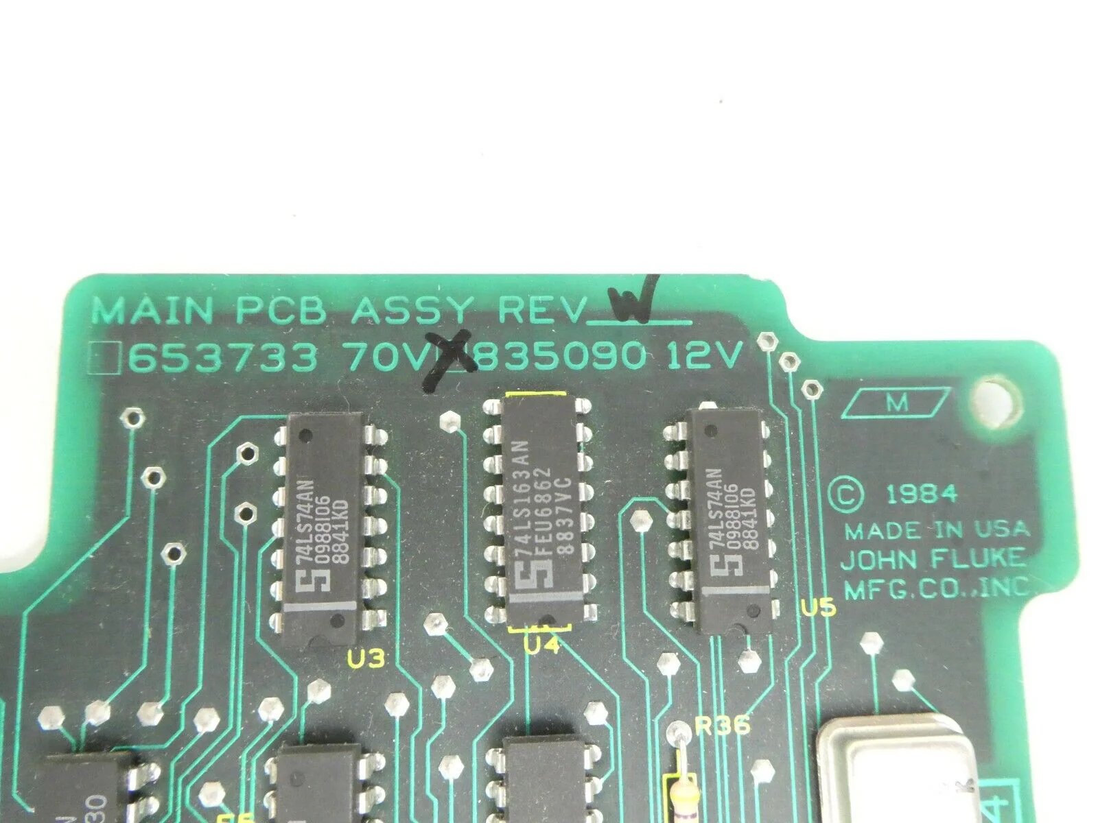 Fluke 835090 12V Infotouch Display Processor Main PCB 653733 1780A Working Spare - Image 12