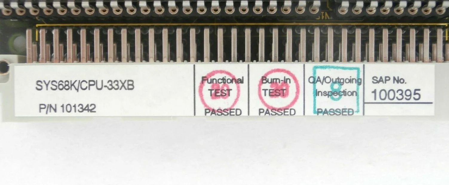 Force Computers 101342 CPU Processor PCB Card SYS68K/CPU-33XB Bio-Rad Q5 Working - Image 12