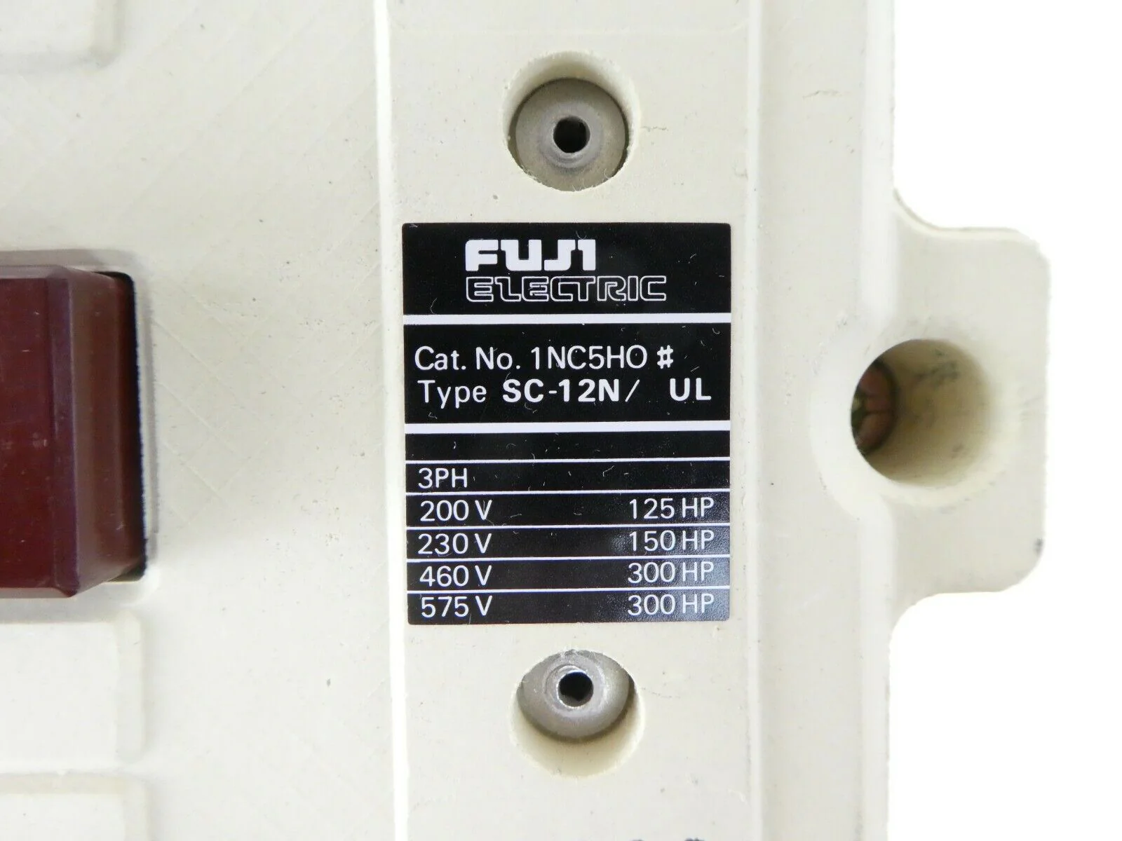 Fuji Electric 1NC5HO 3 Phase Magnetic Motor Contractor Starter SC-12N/UL Working - Image 10