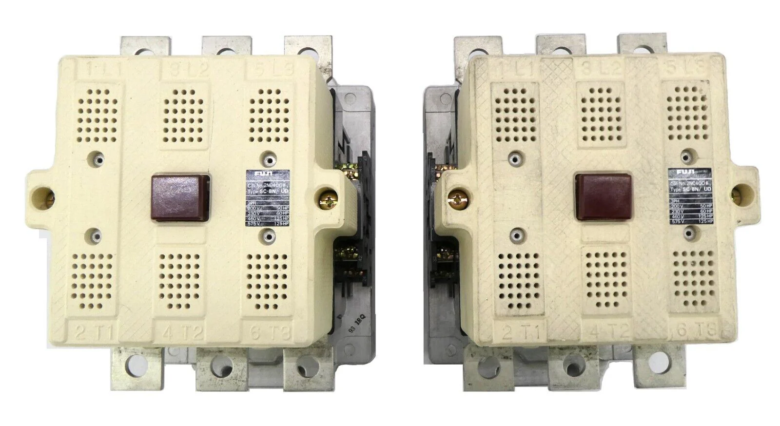 Fuji Electric SC-8N/UD Magnetic Contractor 2NC4QO# Reseller Lot of 2 Working