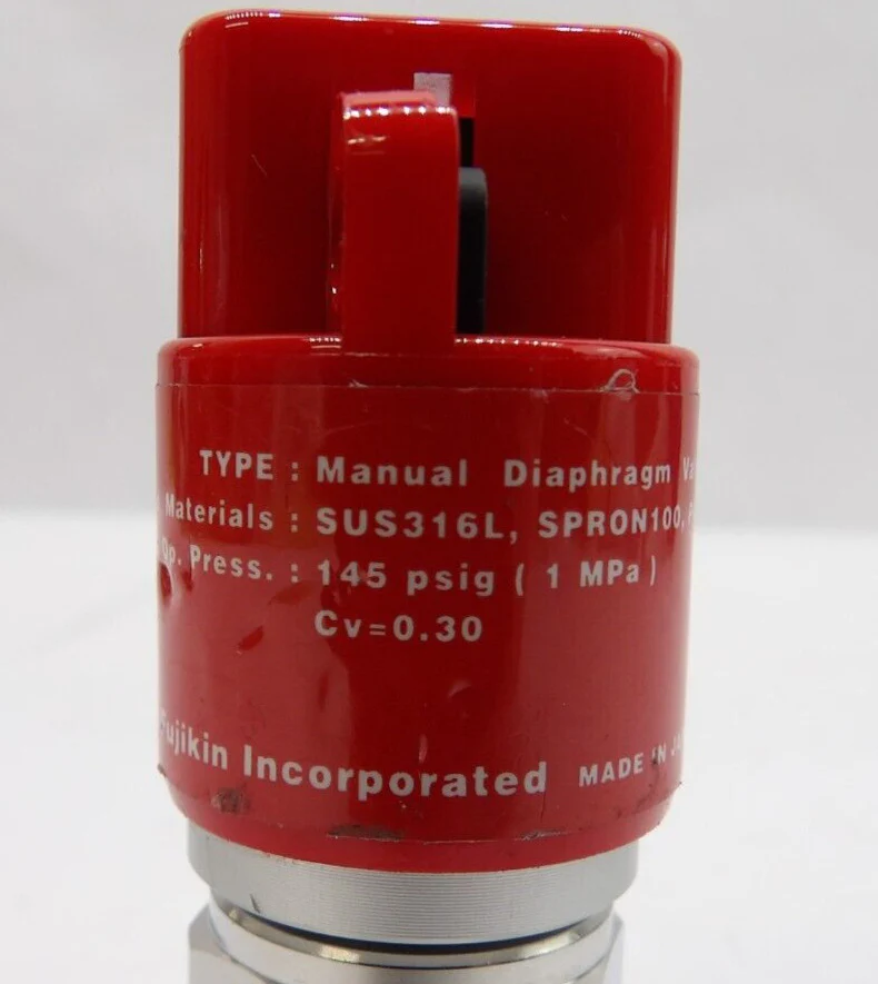 Fujikin 316L-P Manual Diaphragm Valve Reseller Lot of 25 Working Surplus - Image 10