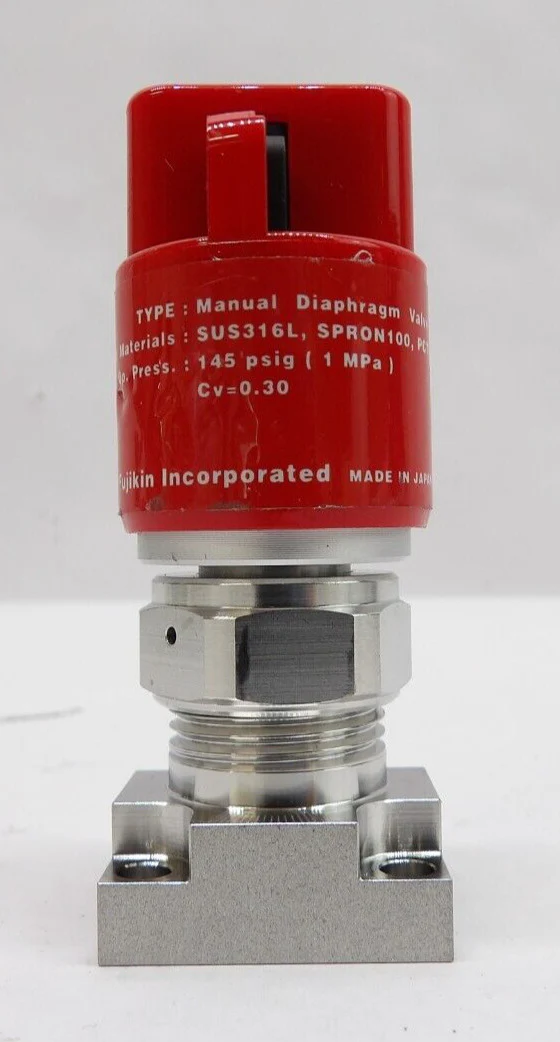 Fujikin 316L-P Manual Diaphragm Valve Reseller Lot of 25 Working Surplus - Image 5