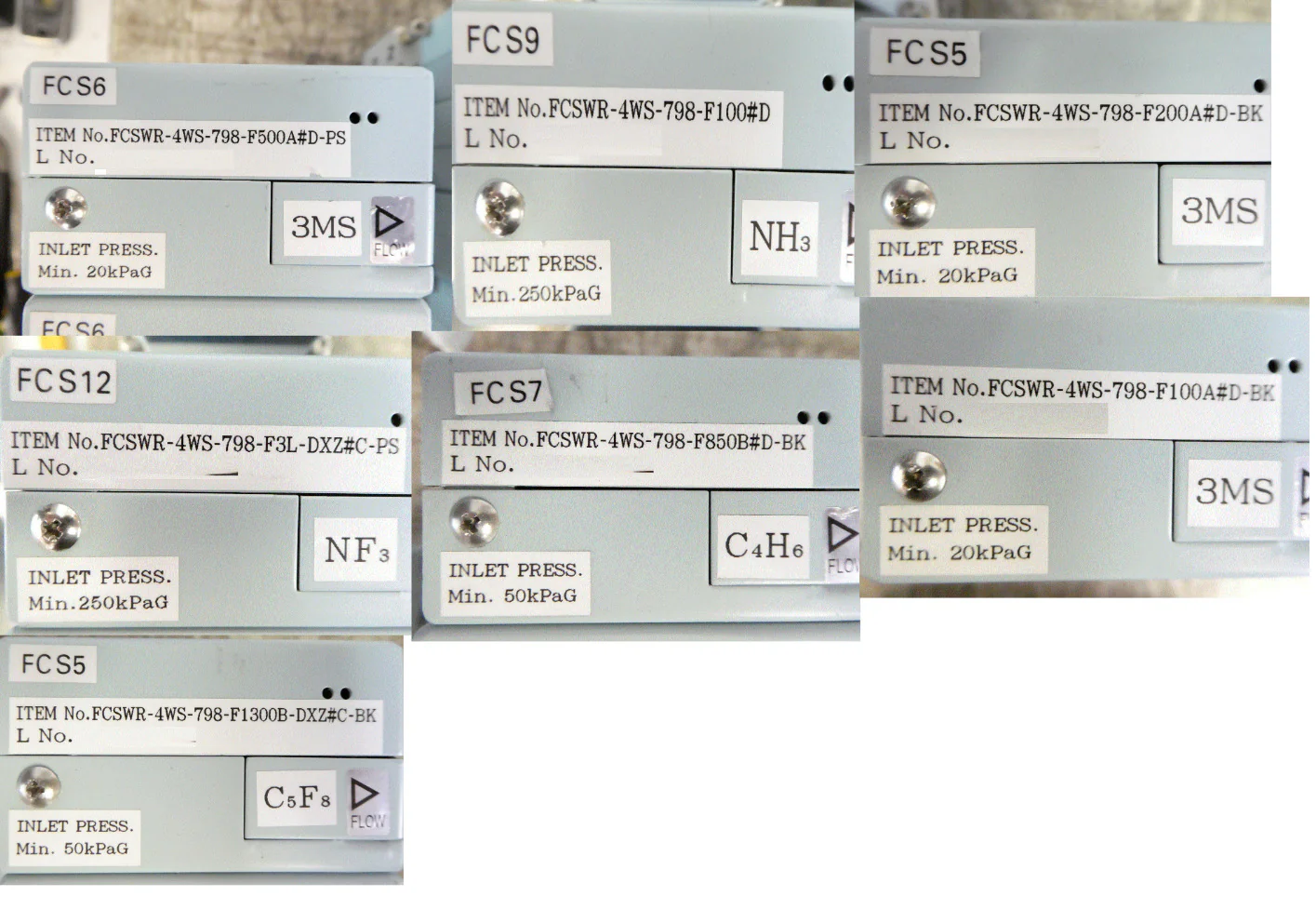 Fujikin FCS-WR Various Flow Control System MFC Reseller Lot of 13 TEL Surplus - Image 9