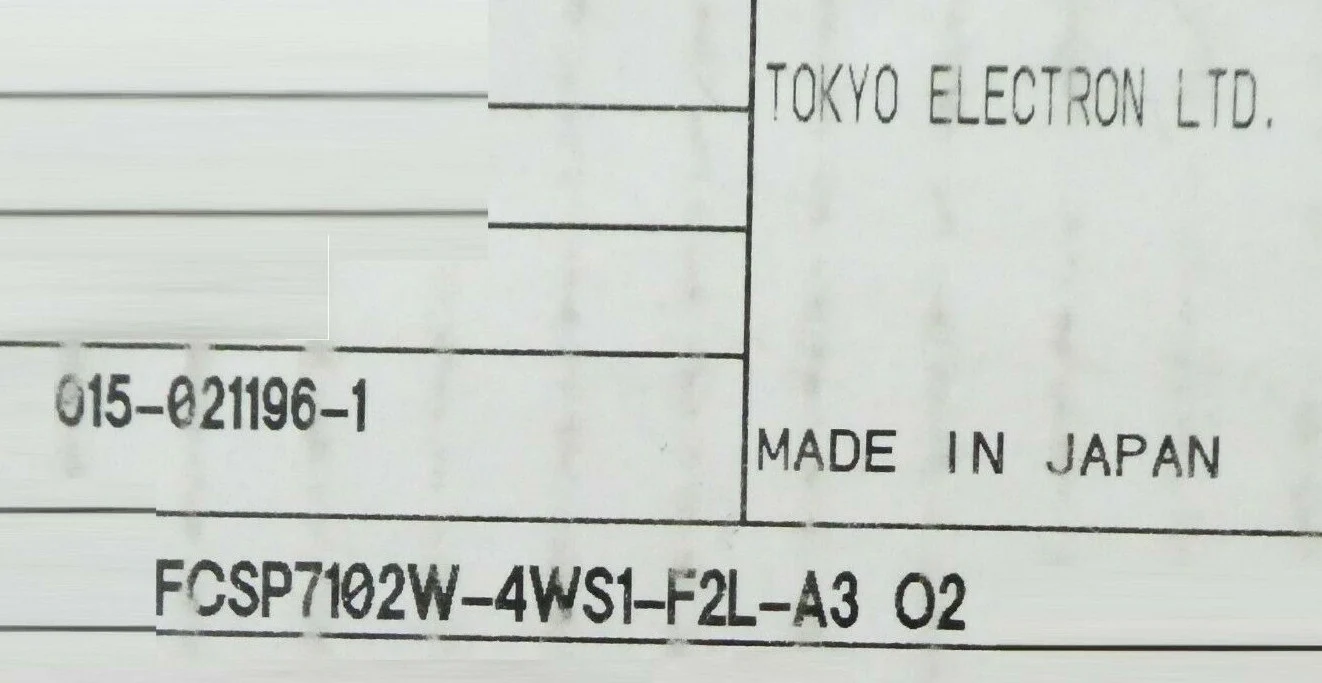 Fujikin FCSP7102W-4WS1-F2L-A3 Flow Control System P7000 WR TEL 015-021196-1 New - Image 10