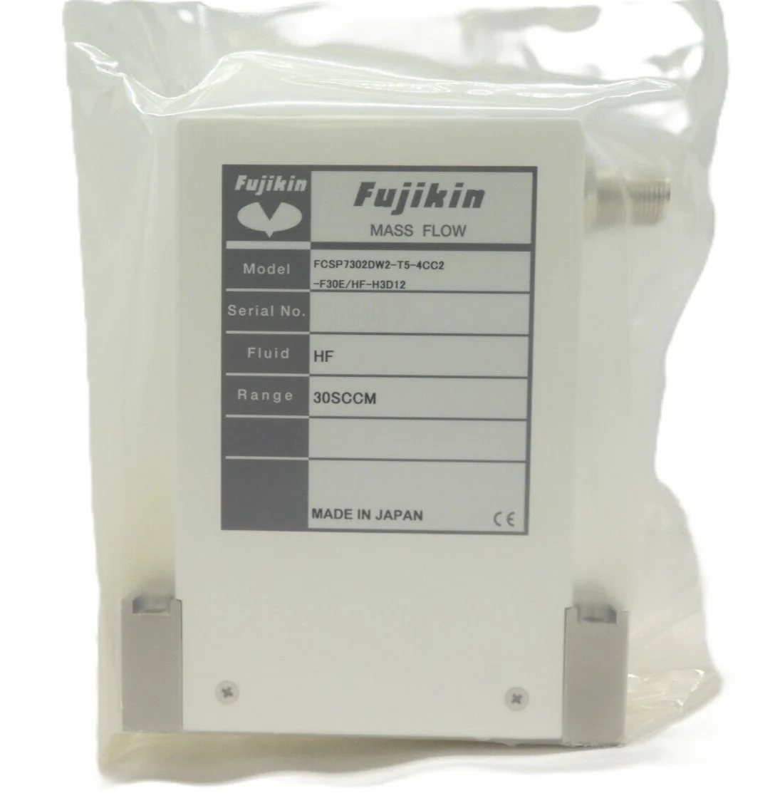 Fujikin FCSP7302DW2-T5-4CC2-F30E/HF-H3D12 Mass Flow Controller MFC New Surplus - Image 2