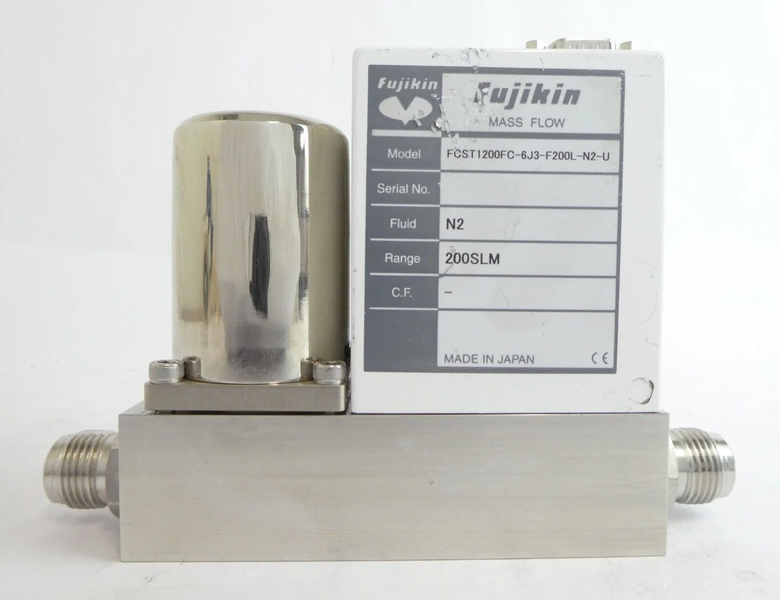 Fujikin FCST1200FC-6J3-F200L-N2-U Mass Flow Controller MFC T1000 Working - Image 2