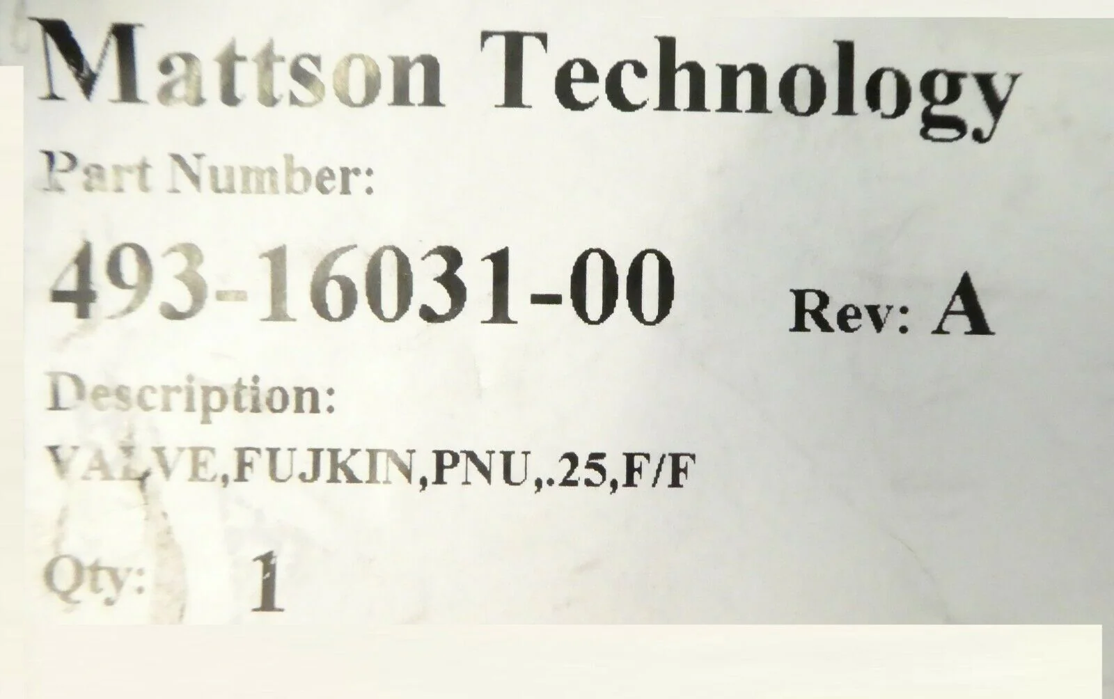 Fujikin FPR-UDDF-71-6.35-2-316LP-ALC Diaphragm Valve Mattson 493-16031-00 New - Image 11