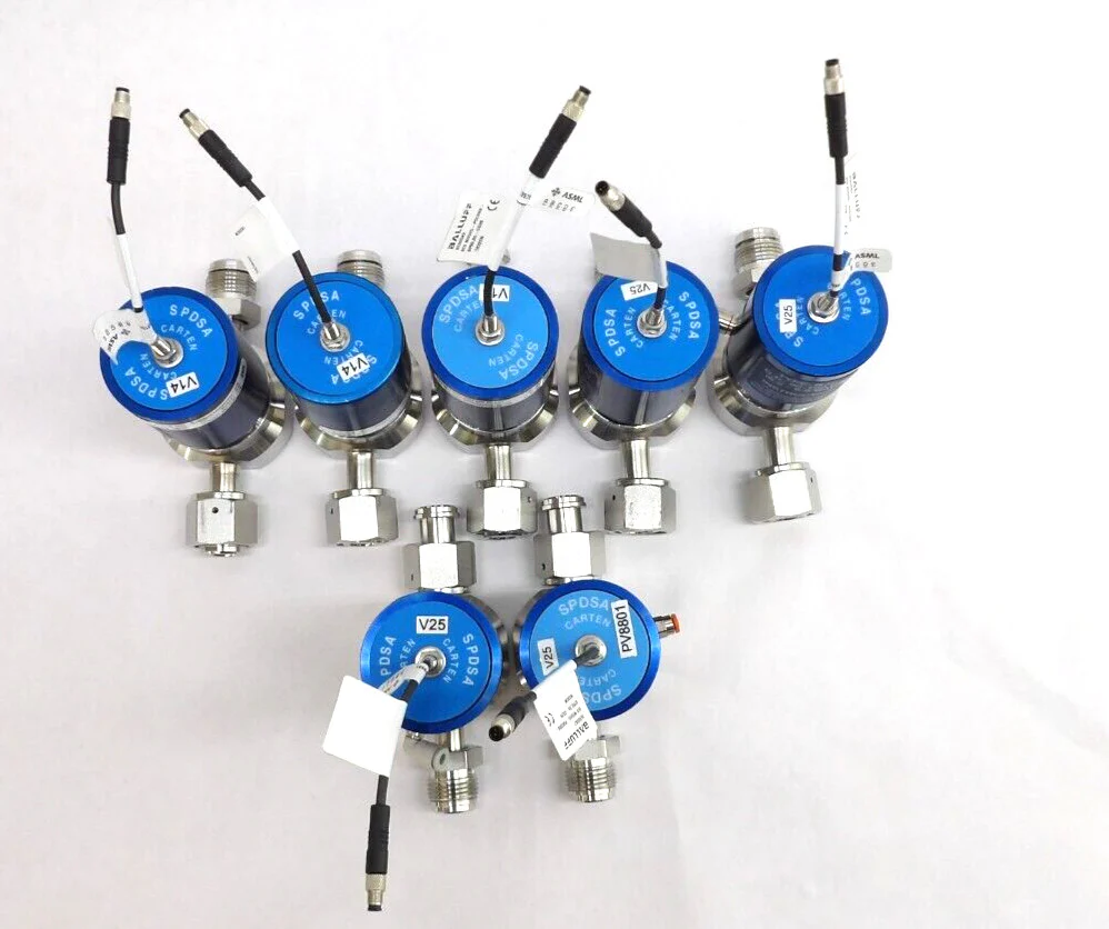 Fujikin SPDSA 500 90-100 PSI FVCR Pneumatic Diaphragm Valve Lot of 7 Working - Image 2