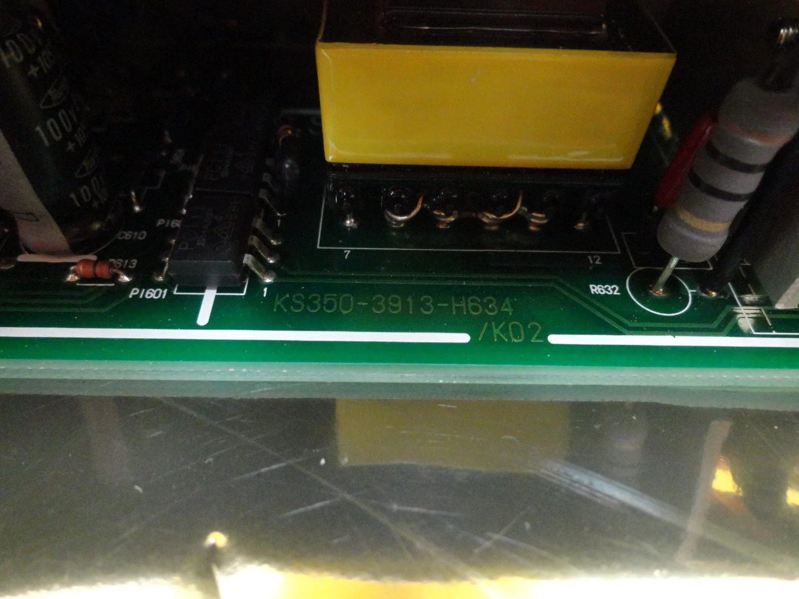 Fujitsu Denso KS14-7799-H921 PM1 Power Supply PCB MP-M Y KS350-3913-H634 Used - Image 5
