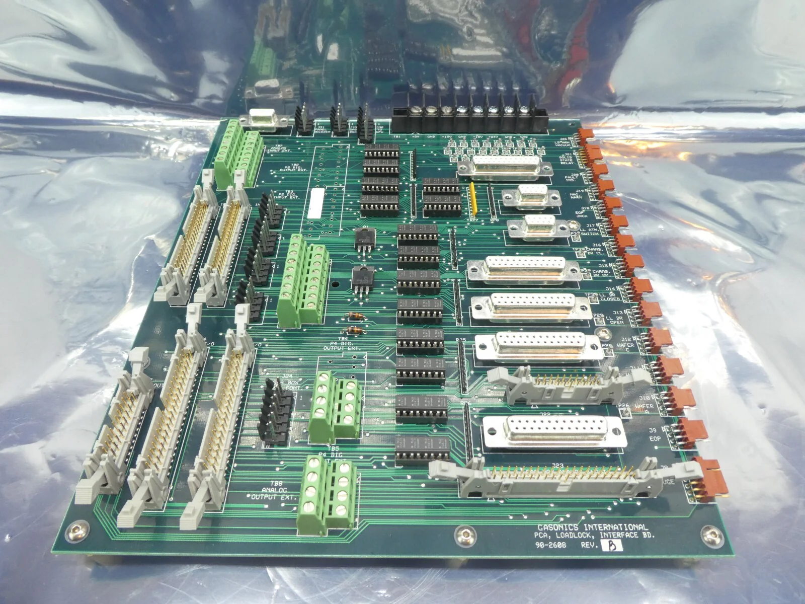 GaSonics 90-2608 Loadlock Interface PCB Rev. B Aura A-2000LL Working Surplus - Image 5