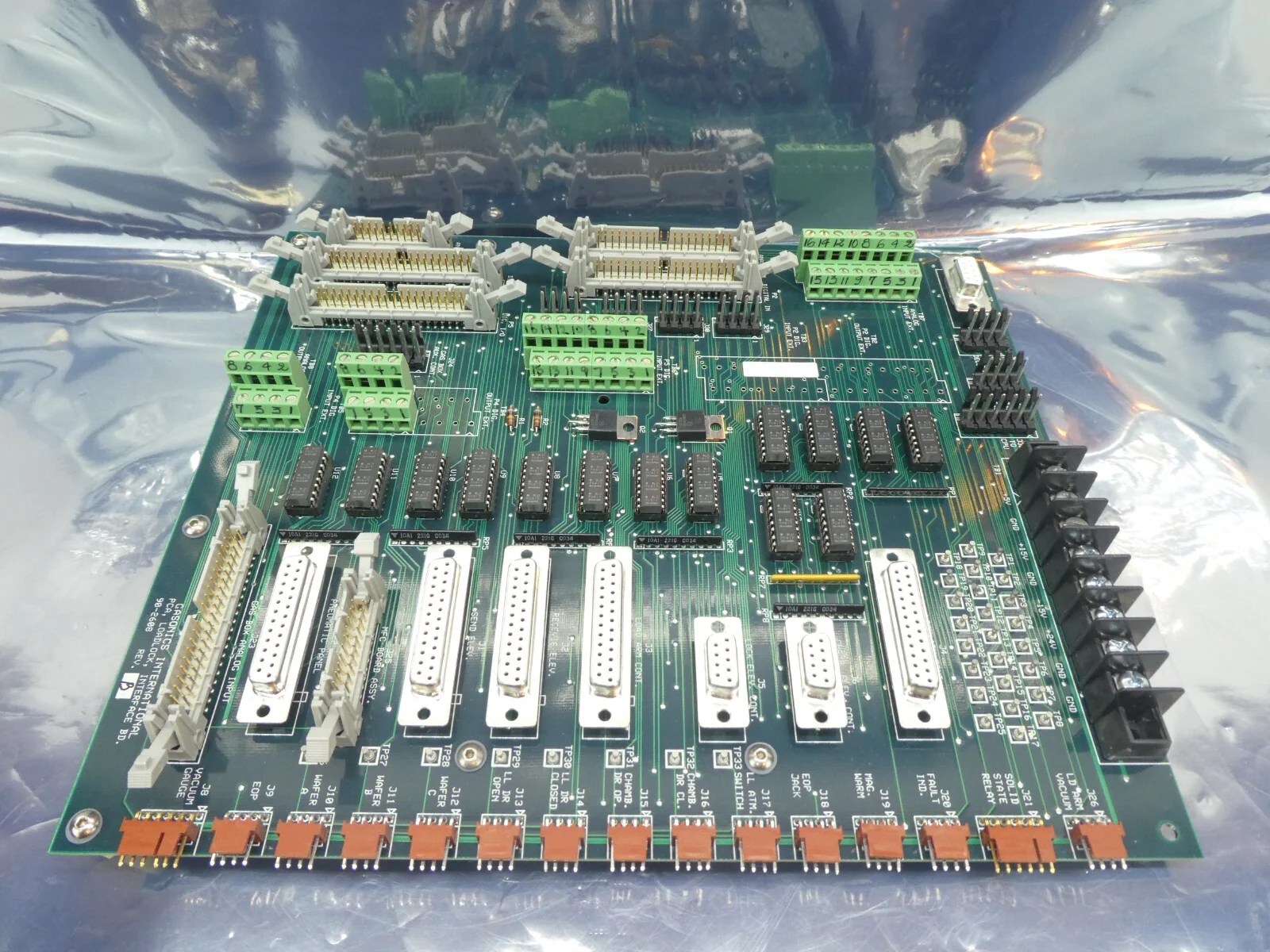 GaSonics 90-2608 Loadlock Interface PCB Rev. B Aura A-2000LL Working Surplus - Image 7