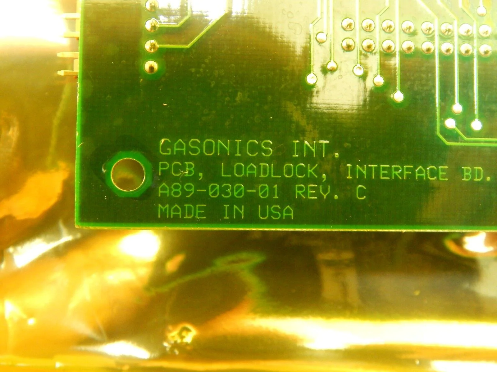 GaSonics 90-2608 PCA Loadlock Interface PCB Board Rev. D A-2000LL Used Working - Image 10